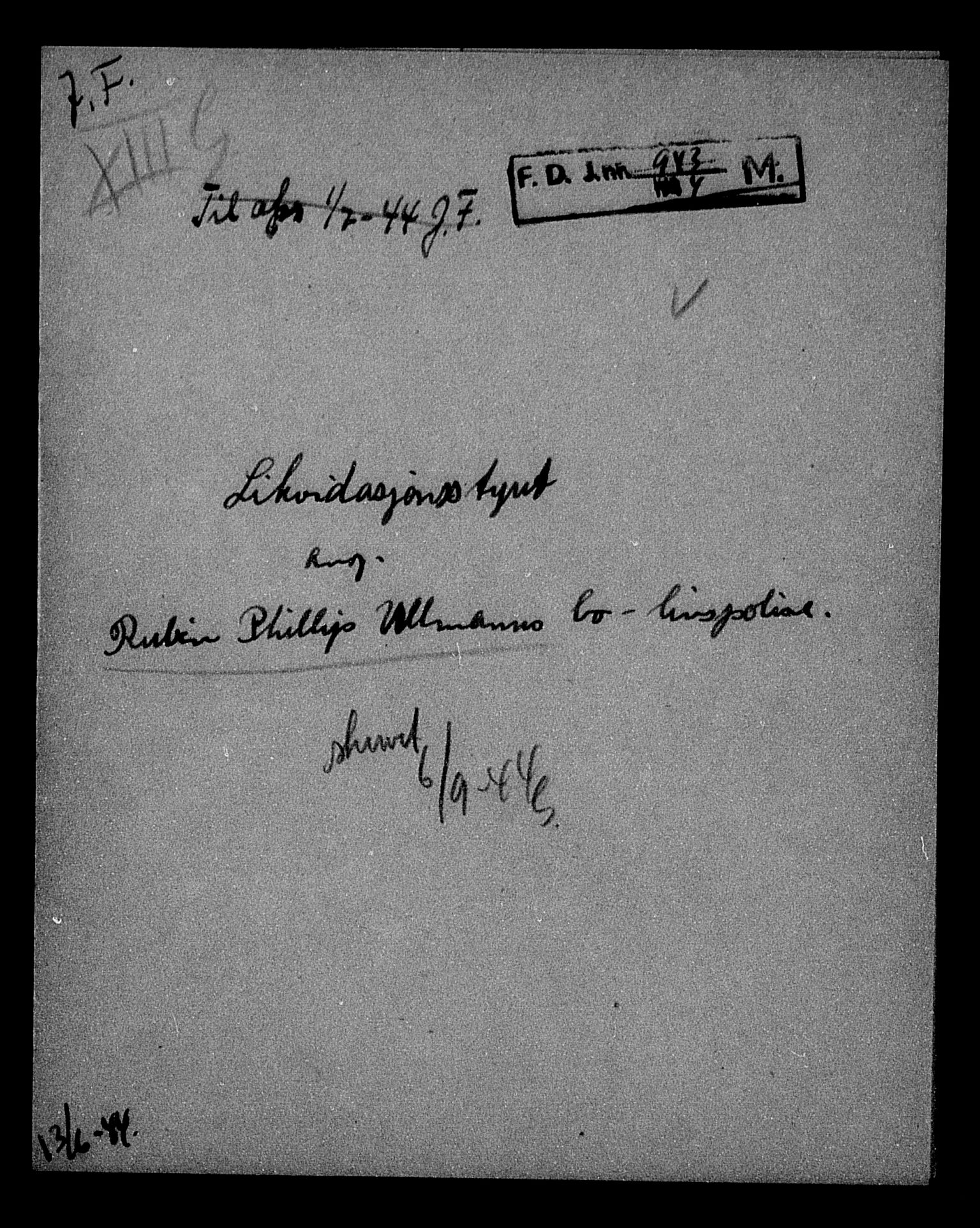 Justisdepartementet, Tilbakeføringskontoret for inndratte formuer, RA/S-1564/H/Hc/Hcd/L1008: --, 1945-1947, p. 695