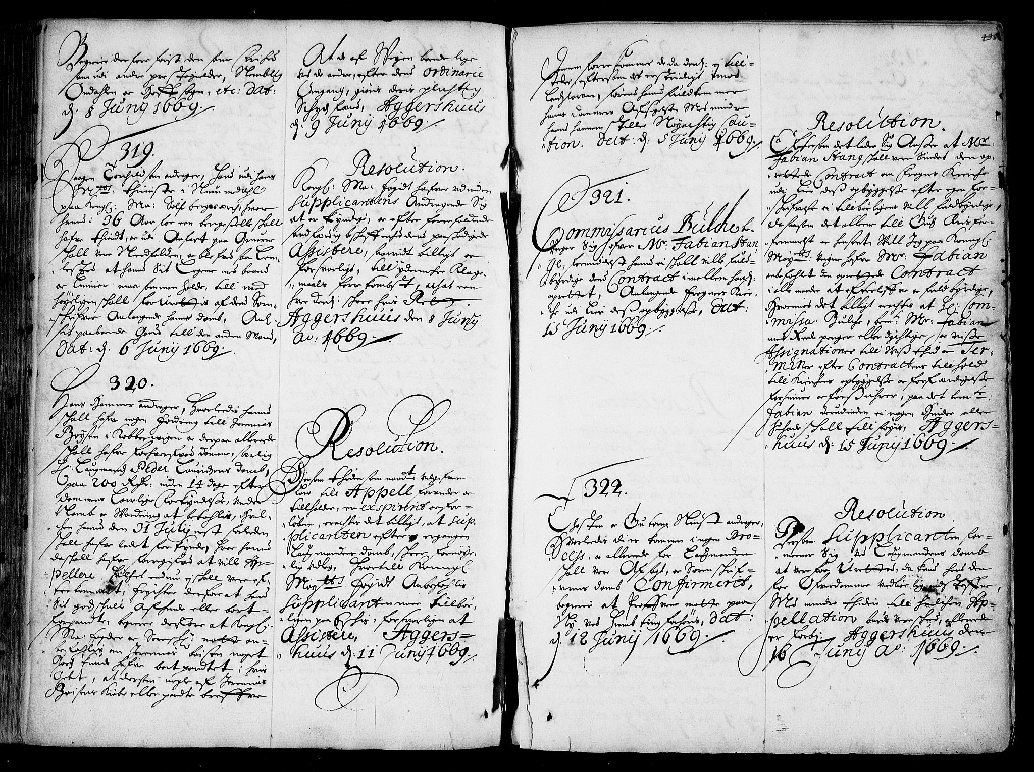 Stattholderembetet 1572-1771, AV/RA-EA-2870/Ad/L0001: Supplikasjons- og resolusjonsprotokoll, 1662-1669, p. 437b-438a