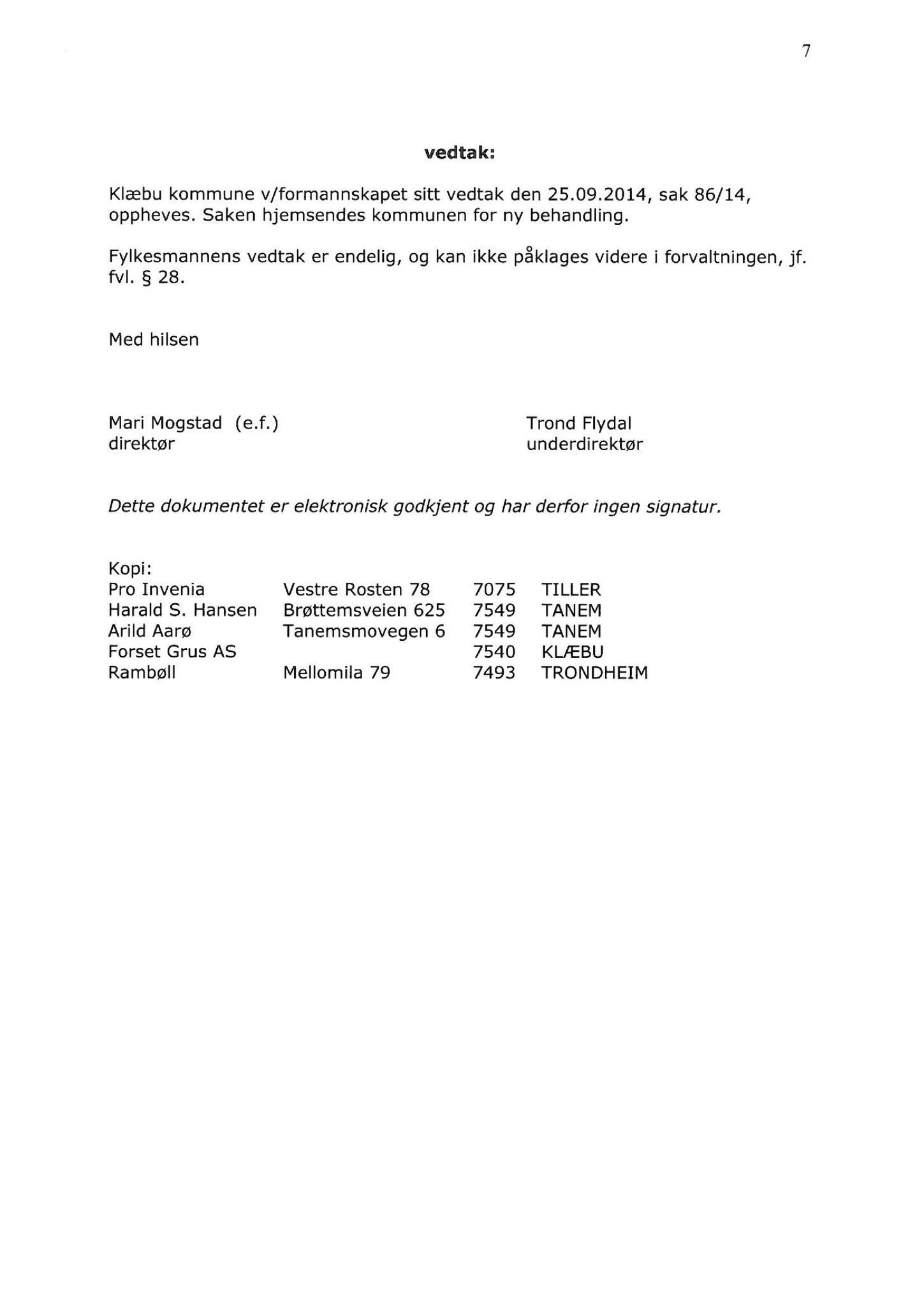 Klæbu Kommune, TRKO/KK/02-FS/L008: Formannsskapet - Møtedokumenter, 2015, p. 1074