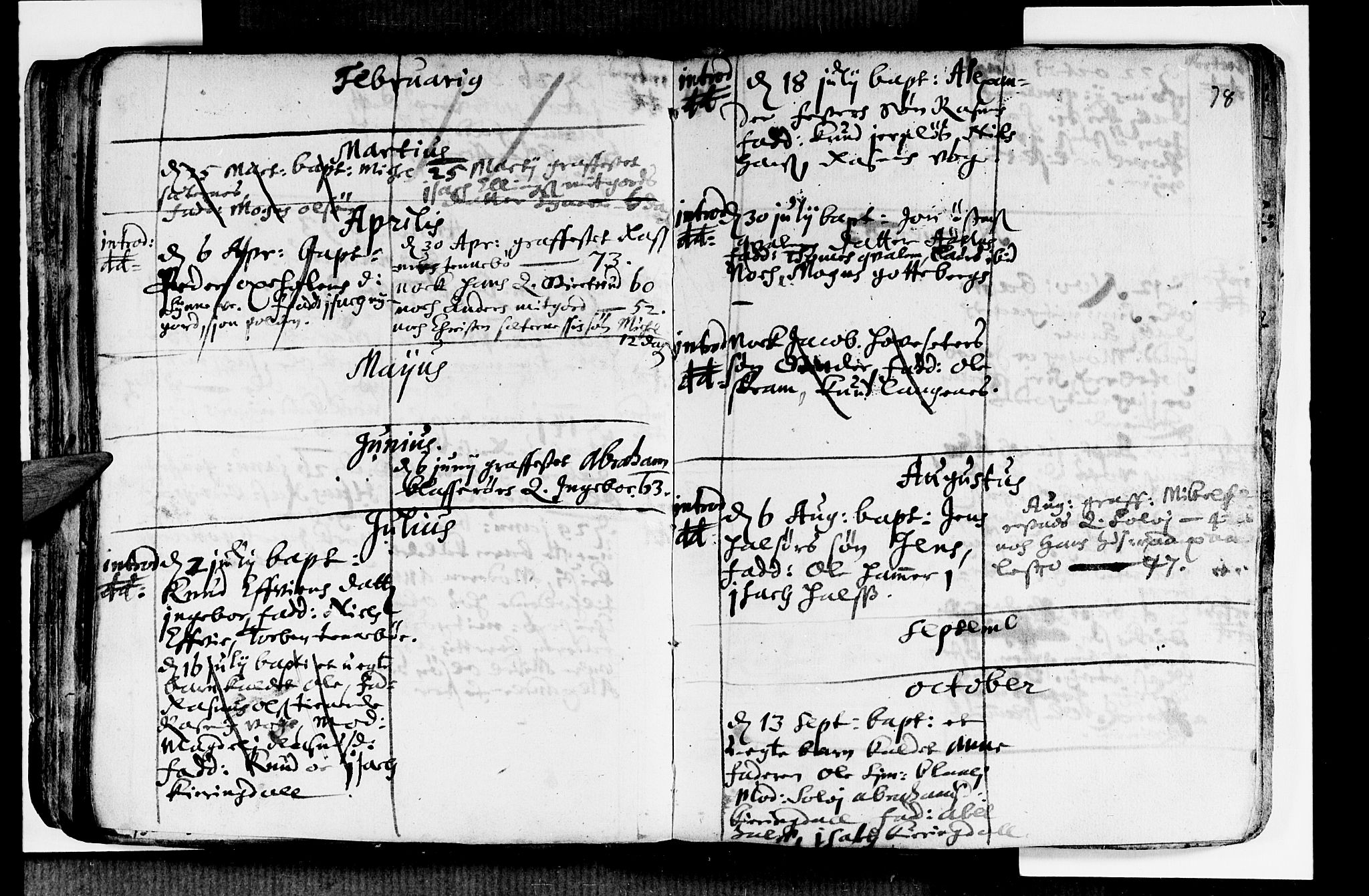 Selje sokneprestembete, AV/SAB-A-99938/H/Ha/Haa/Haaa: Parish register (official) no. A 1, 1668-1696, p. 78