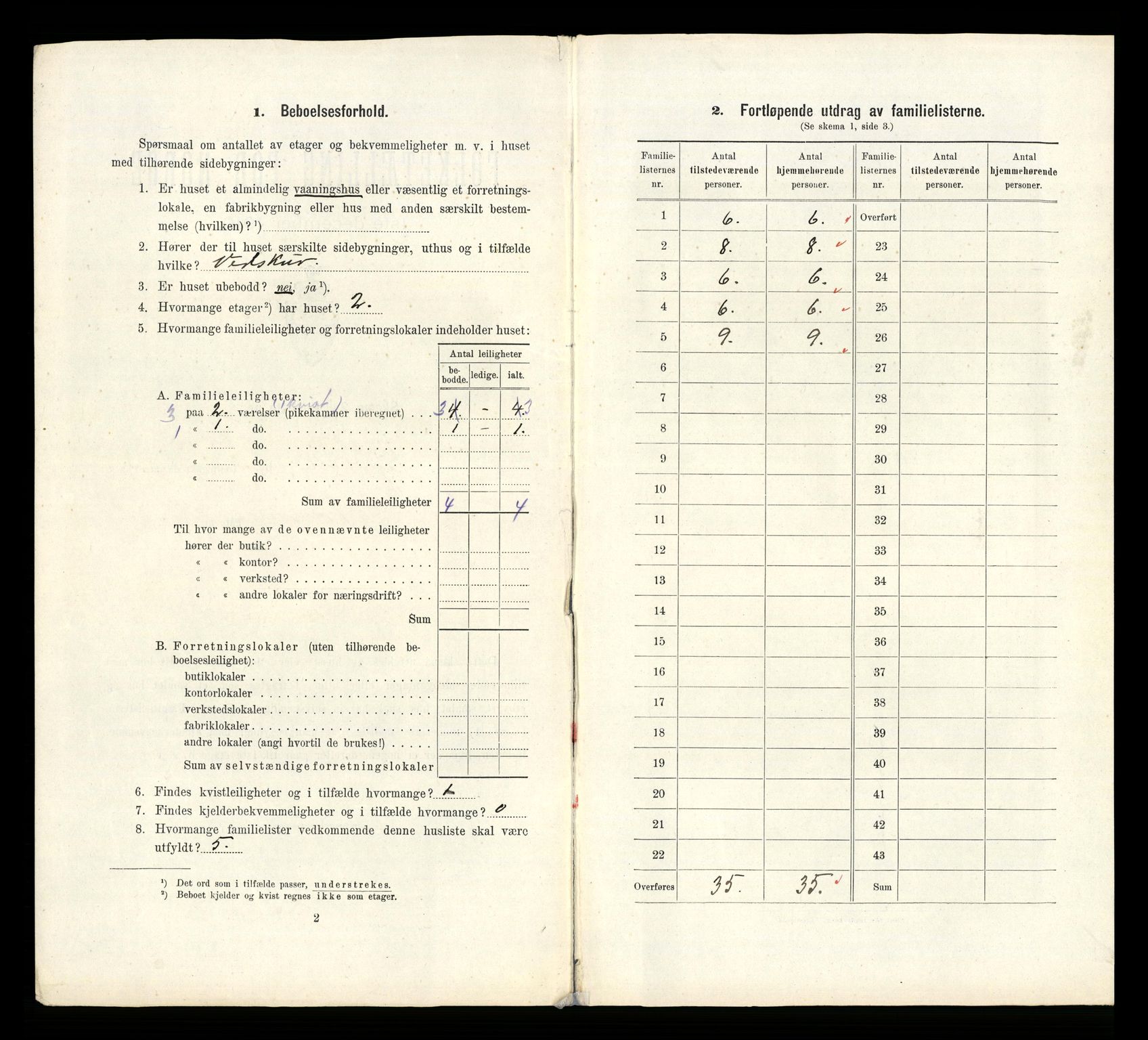 RA, 1910 census for Gjøvik, 1910, p. 495
