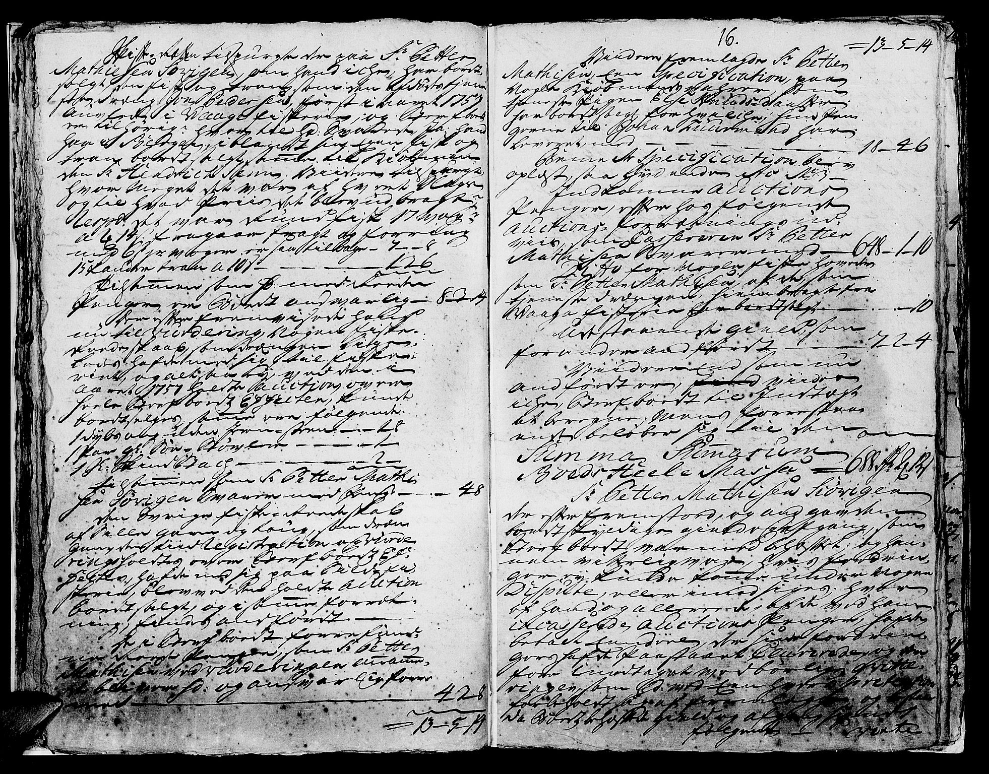 Helgeland sorenskriveri, AV/SAT-A-0004/3/3A/L0041: Konseptprotokoll 26, 1758, p. 15b-16a