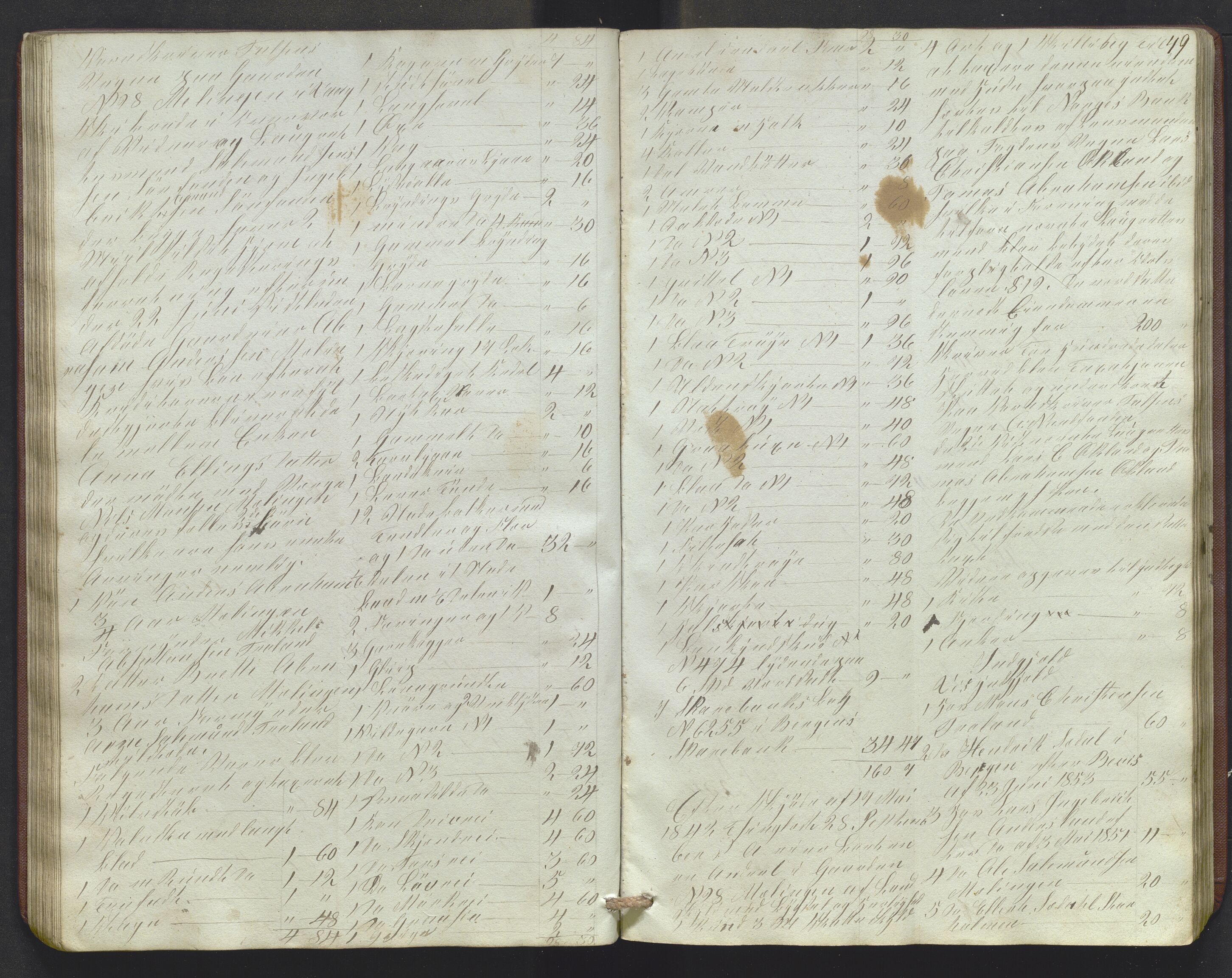 Lensmannen i Sund og Austevoll, AV/SAB-A-35201/0006/L0009: Registreringsprotokoll, 1848-1863, p. 48b-49a