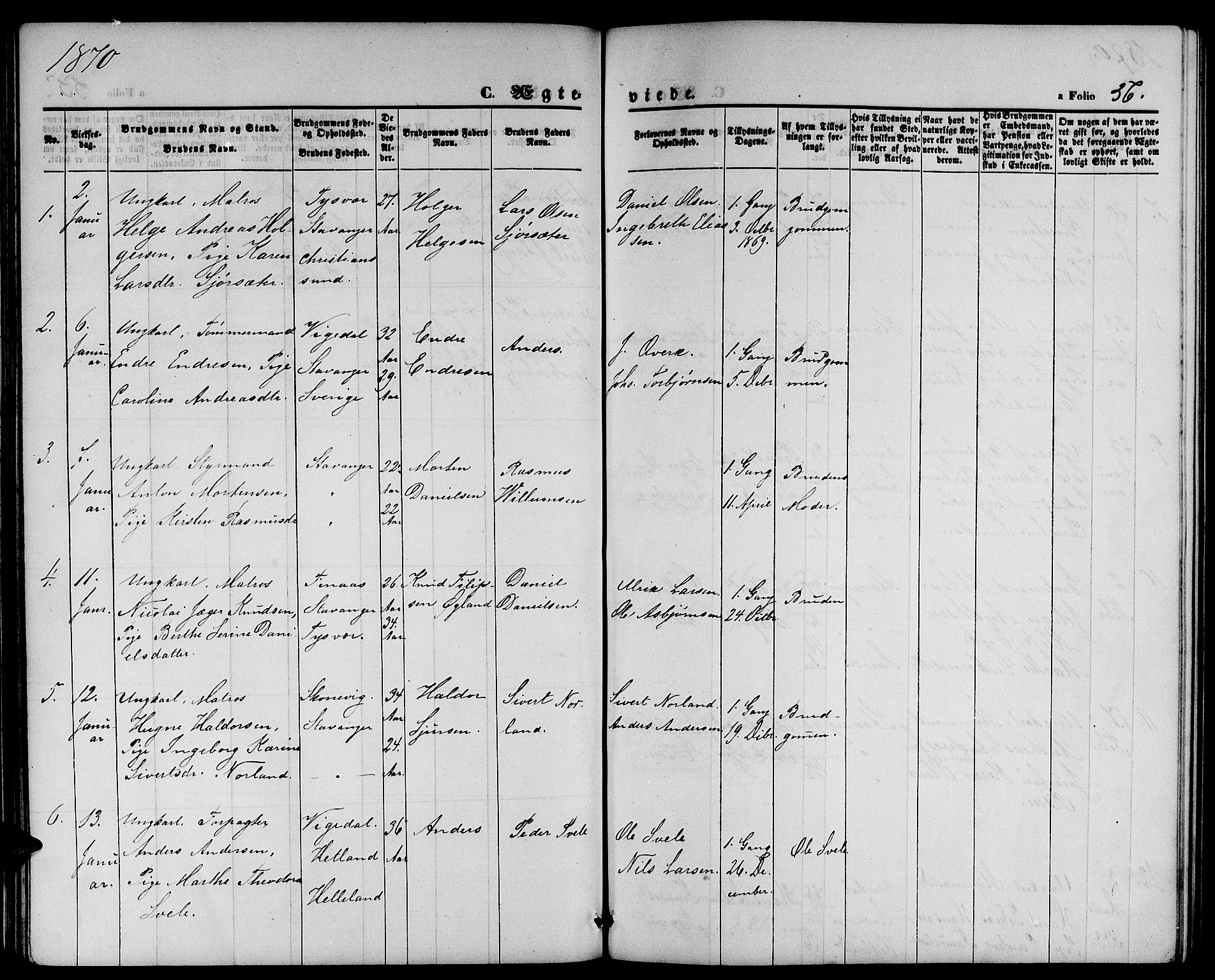 St. Petri sokneprestkontor, AV/SAST-A-101813/001/30/30BB/L0002: Parish register (copy) no. B 2, 1865-1885, p. 56