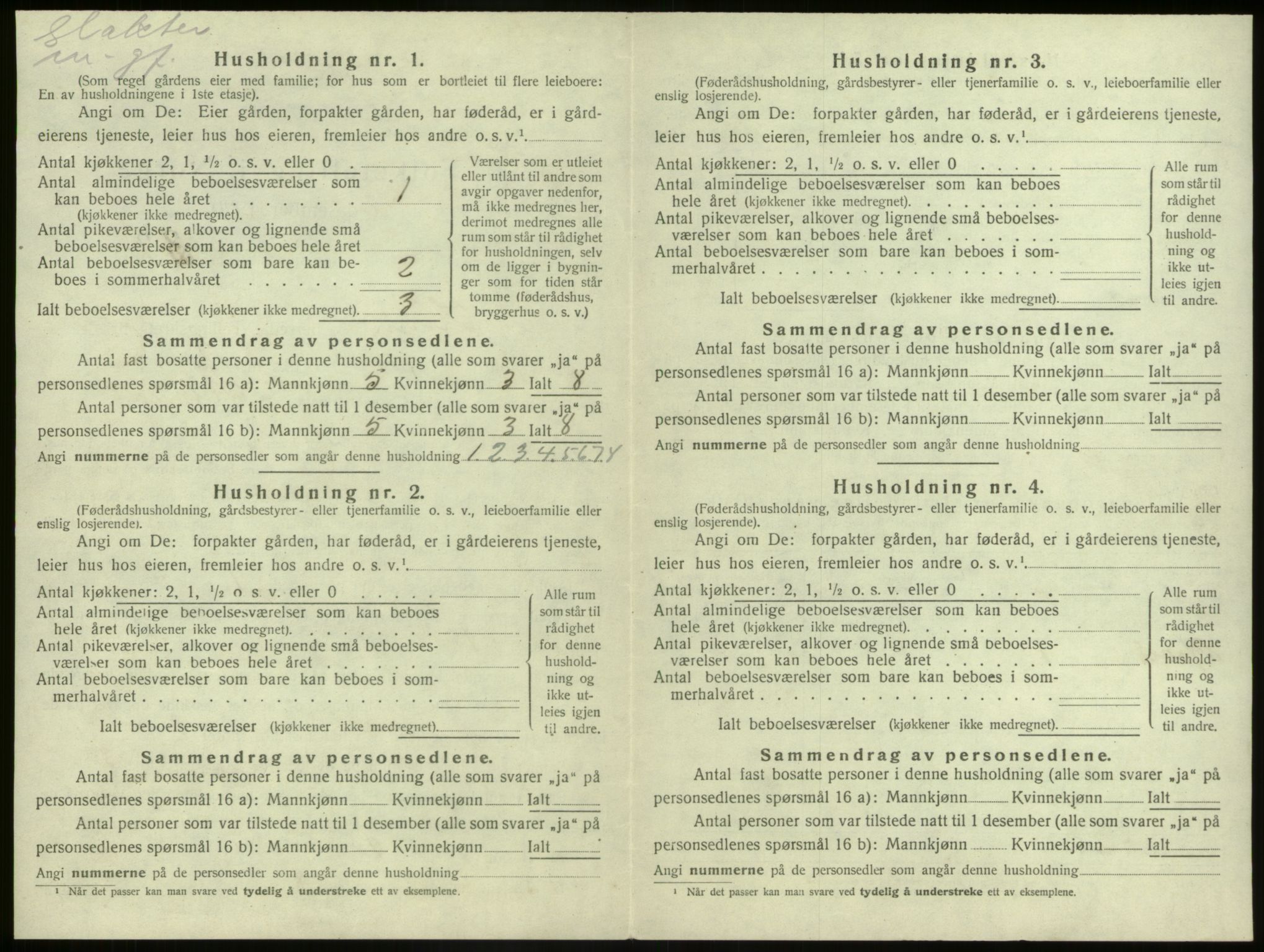 SAB, 1920 census for Kinn, 1920, p. 264