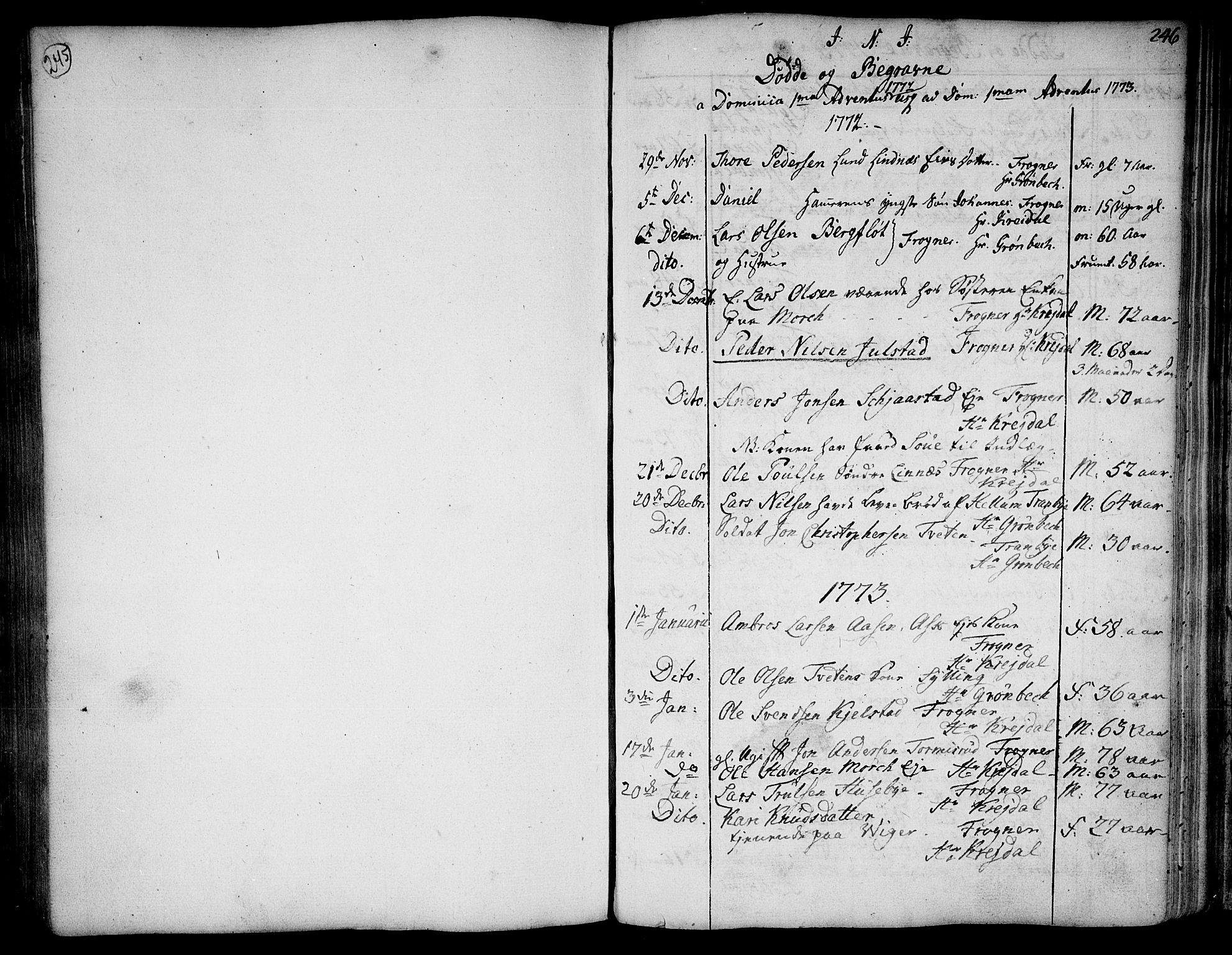 Lier kirkebøker, SAKO/A-230/F/Fa/L0006: Parish register (official) no. I 6, 1777-1794, p. 245-246