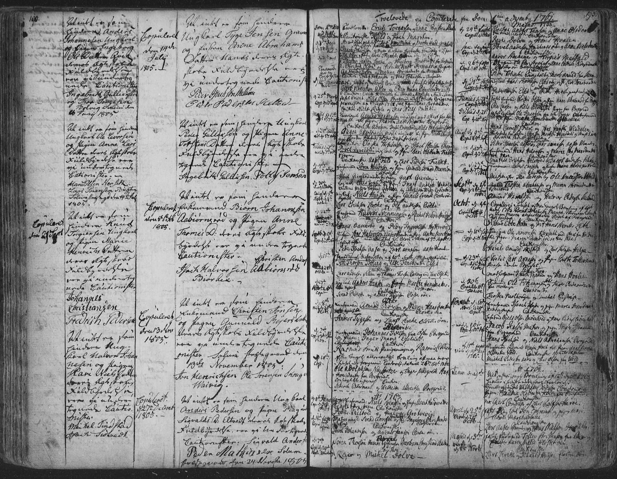 Solum kirkebøker, AV/SAKO-A-306/F/Fa/L0003: Parish register (official) no. I 3, 1761-1814, p. 192-193