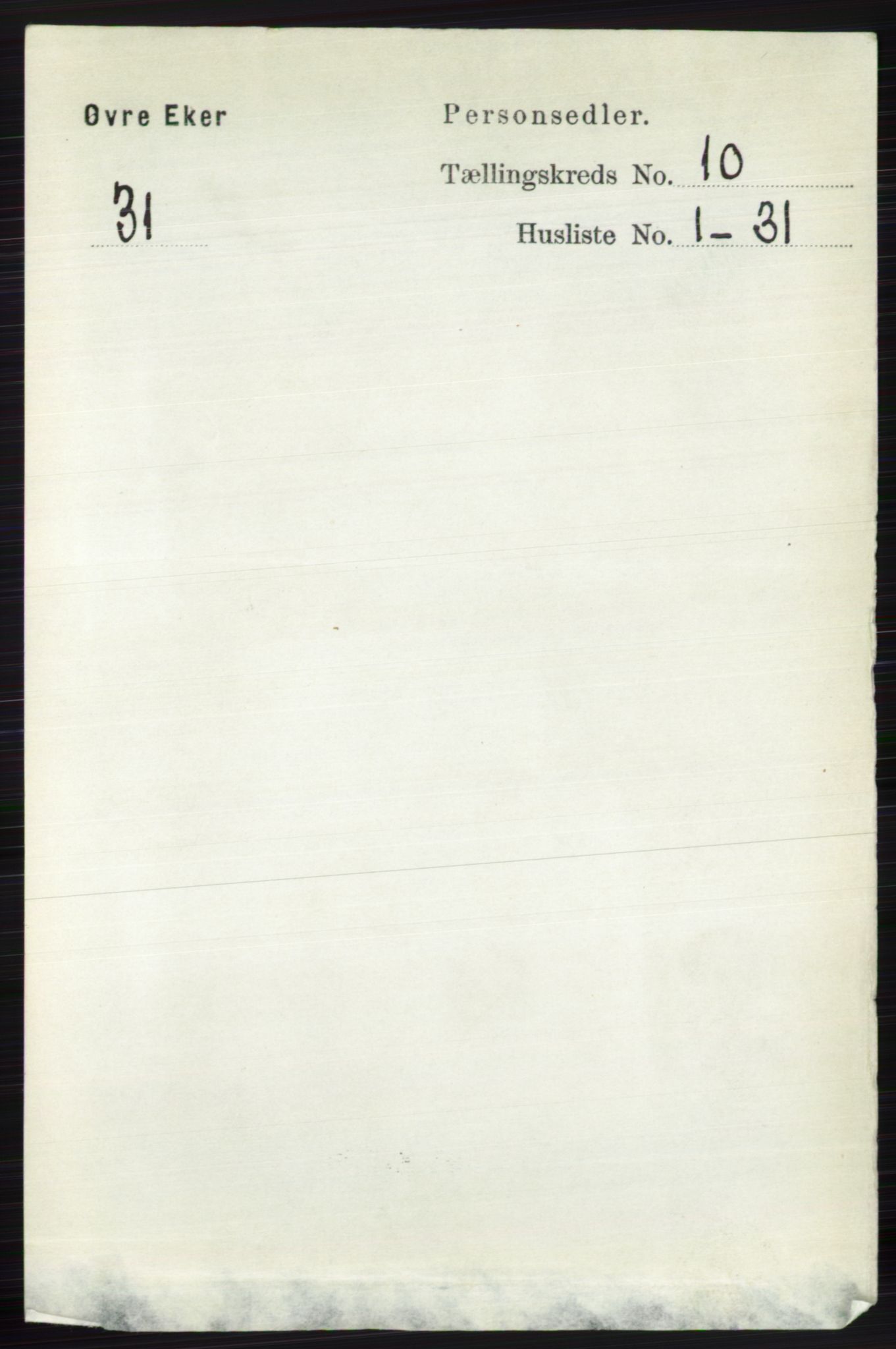 RA, 1891 census for 0624 Øvre Eiker, 1891, p. 4065