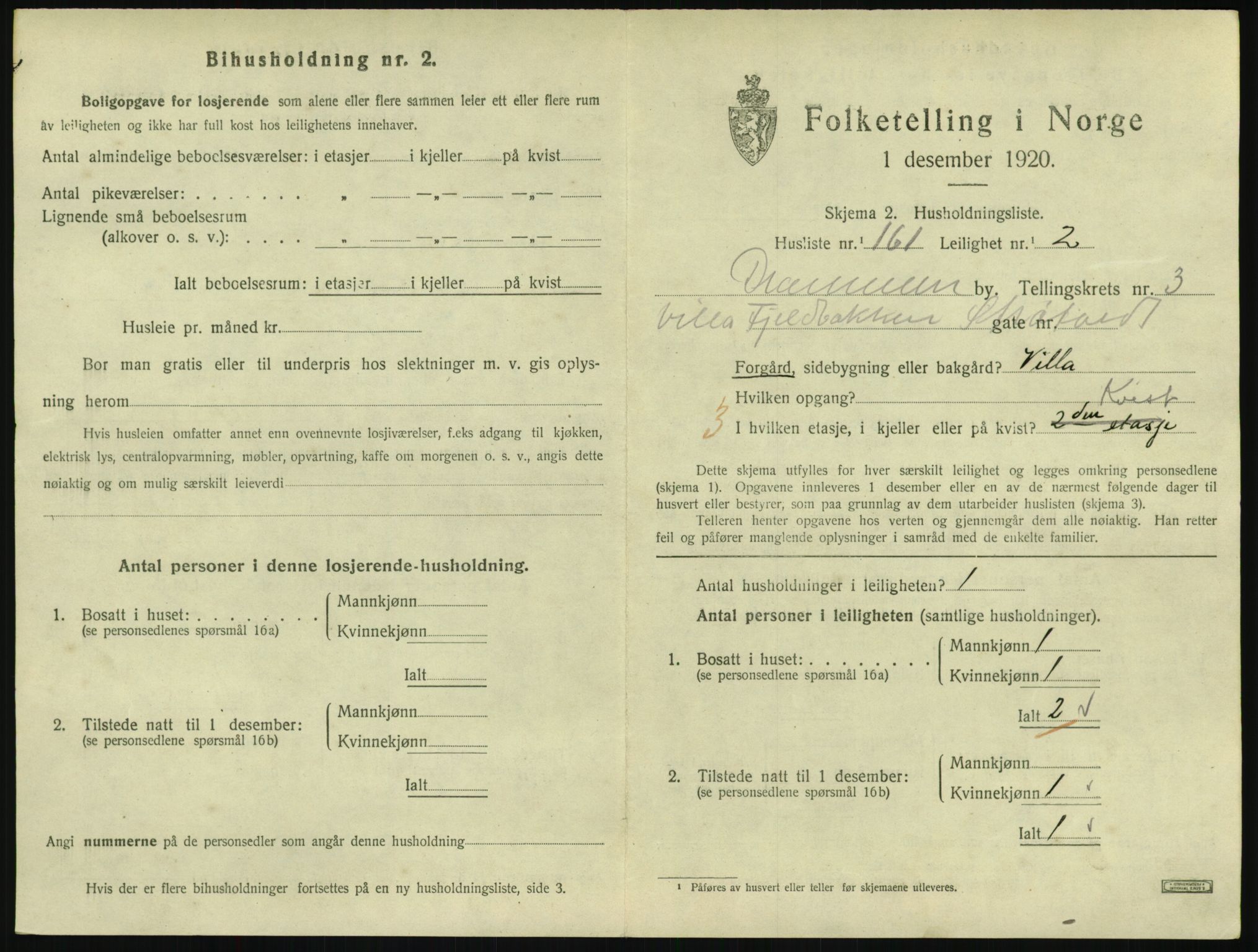 SAKO, 1920 census for Drammen, 1920, p. 9029