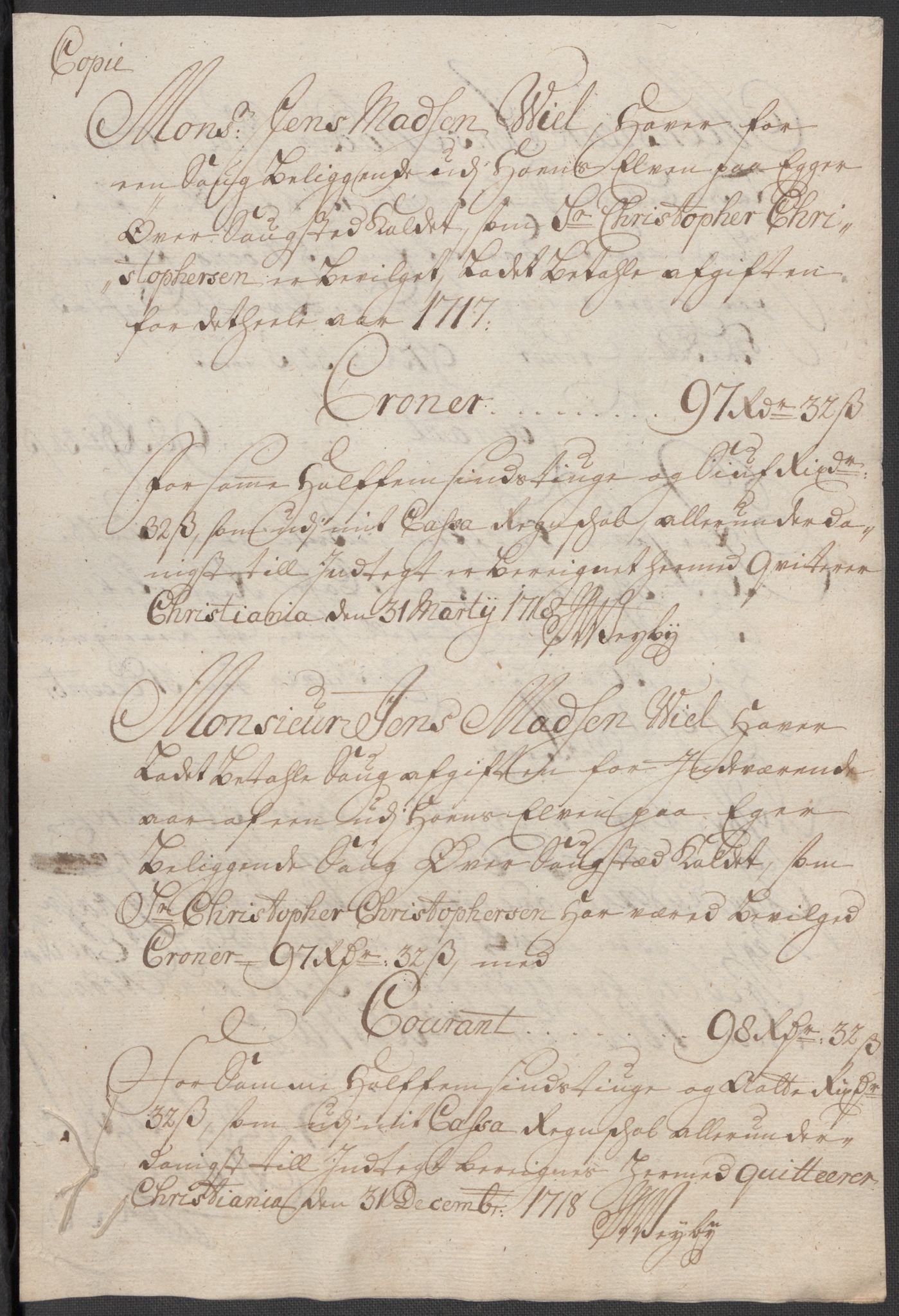 Rentekammeret inntil 1814, Reviderte regnskaper, Fogderegnskap, AV/RA-EA-4092/R31/L1712: Fogderegnskap Hurum, Røyken, Eiker, Lier og Buskerud, 1718, p. 354