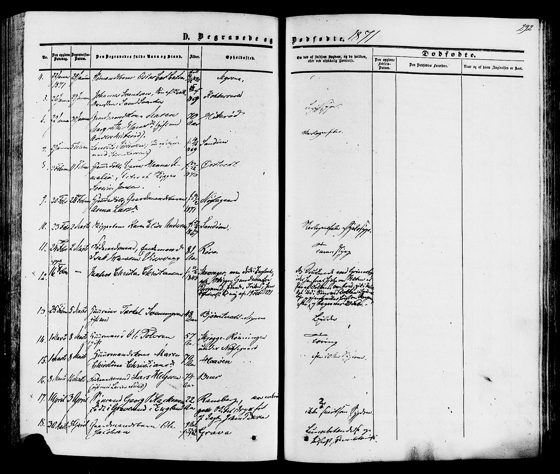 Eidanger kirkebøker, SAKO/A-261/F/Fa/L0010: Parish register (official) no. 10, 1859-1874, p. 292