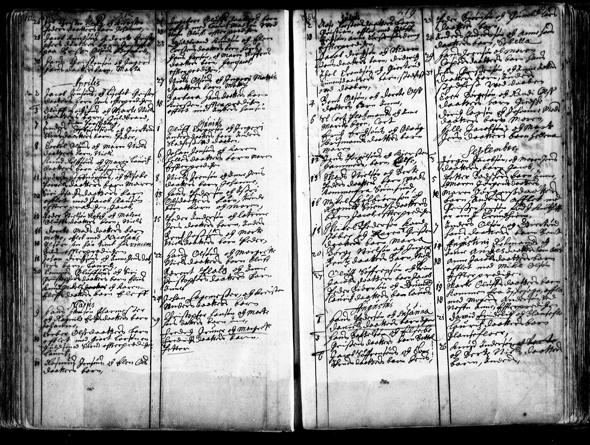 Oslo domkirke Kirkebøker, SAO/A-10752/F/Fa/L0001: Parish register (official) no. 1, 1648-1704, p. 182-183