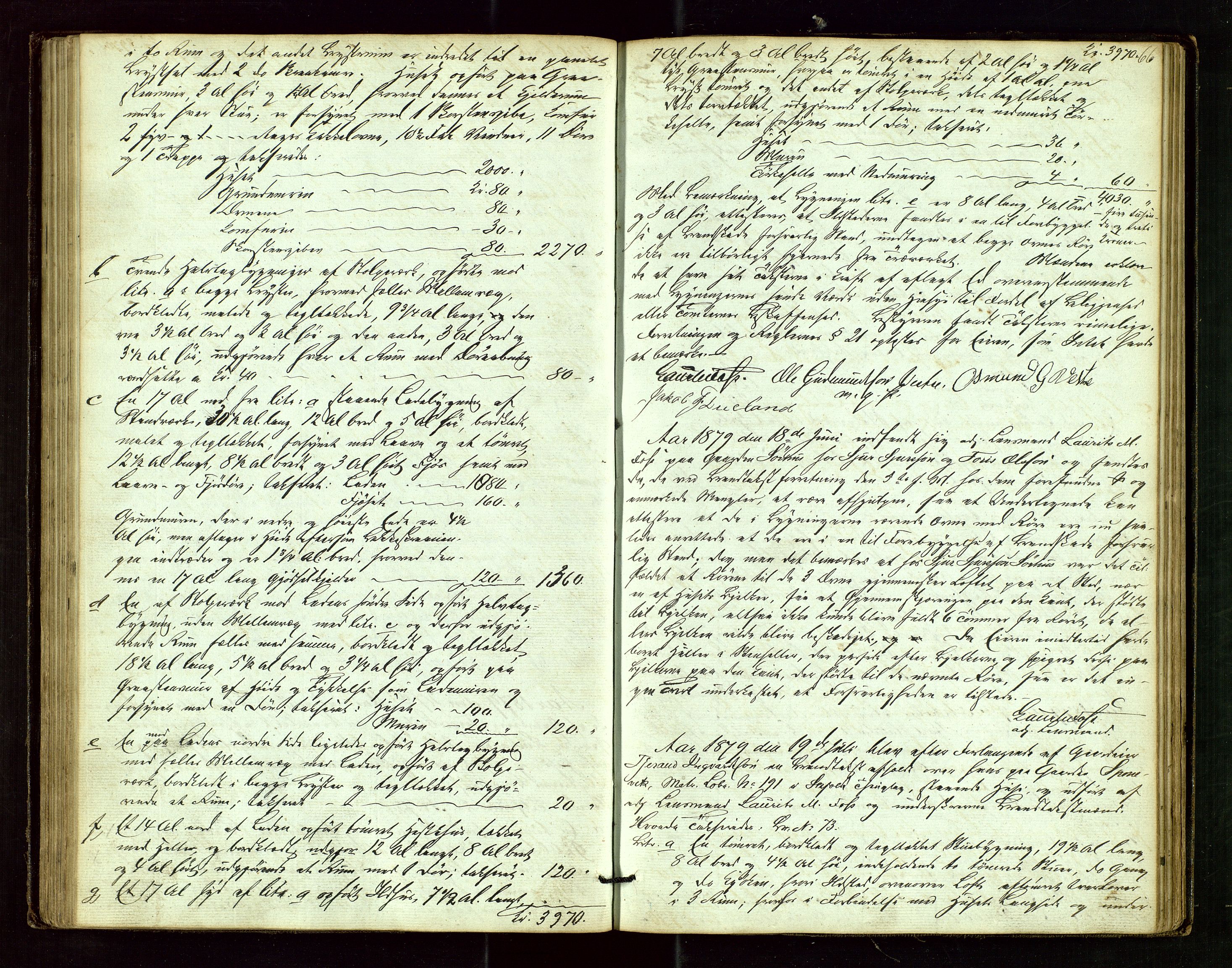 Skjold lensmannskontor, AV/SAST-A-100182/Goa/L0001: "Brandtaxations-Protocol for Skjold Thinglaug i Ryfylke", 1853-1890, p. 65b-66a