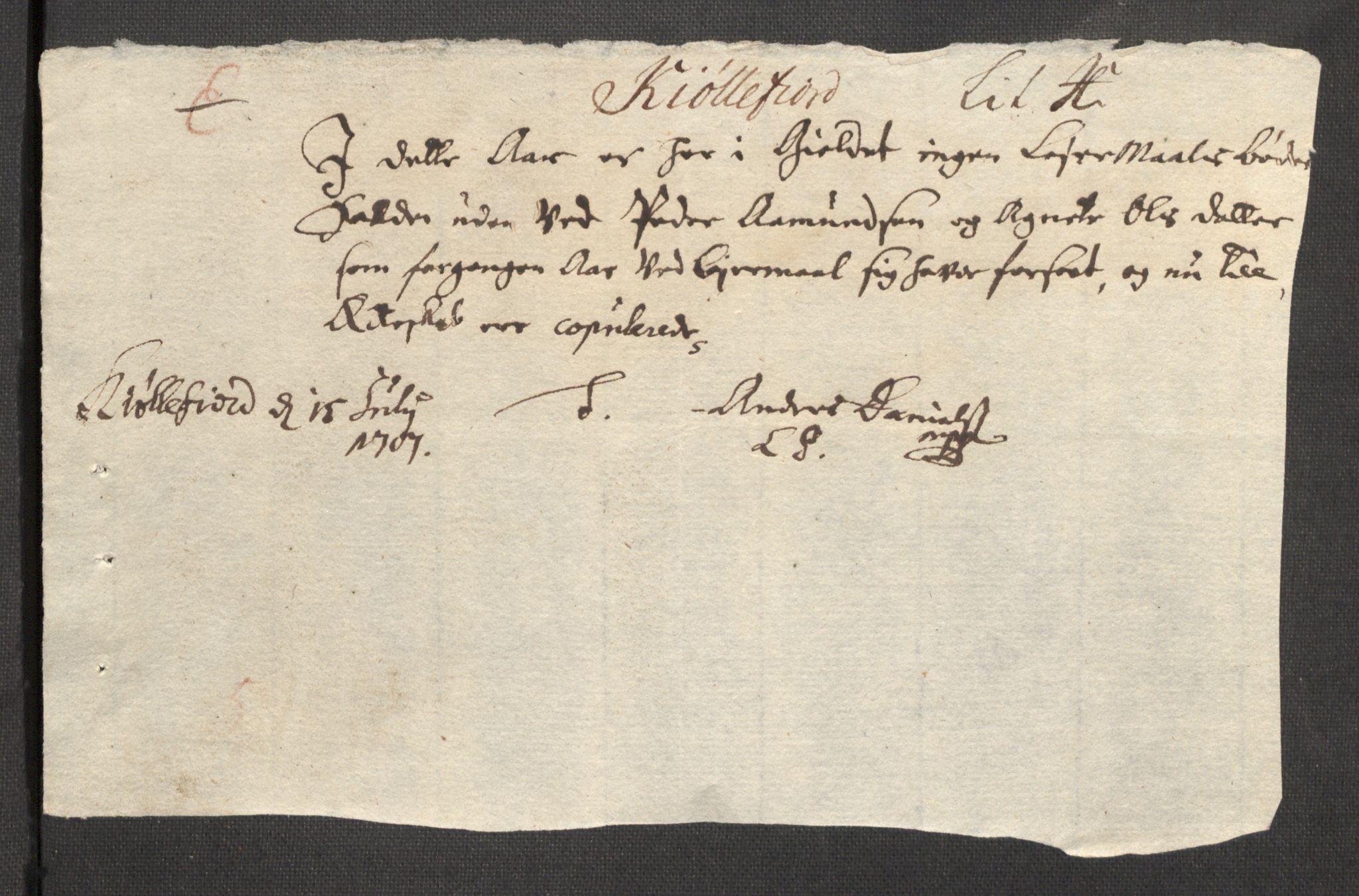 Rentekammeret inntil 1814, Reviderte regnskaper, Fogderegnskap, AV/RA-EA-4092/R69/L4854: Fogderegnskap Finnmark/Vardøhus, 1707-1708, p. 87