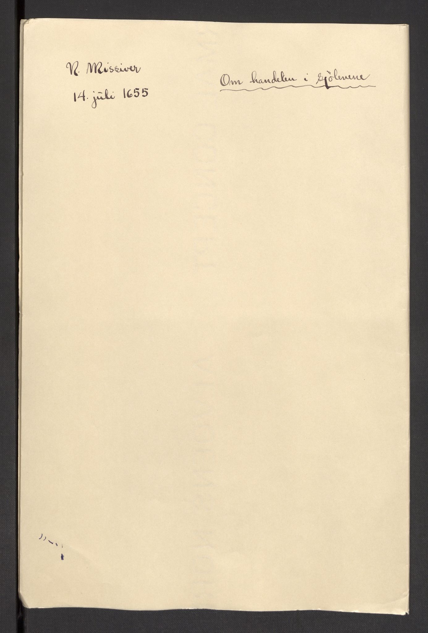 Danske Kanselli 1572-1799, AV/RA-EA-3023/F/Fc/Fcc/Fcca/L0016: Norske innlegg 1572-1799, 1655-1656, p. 47