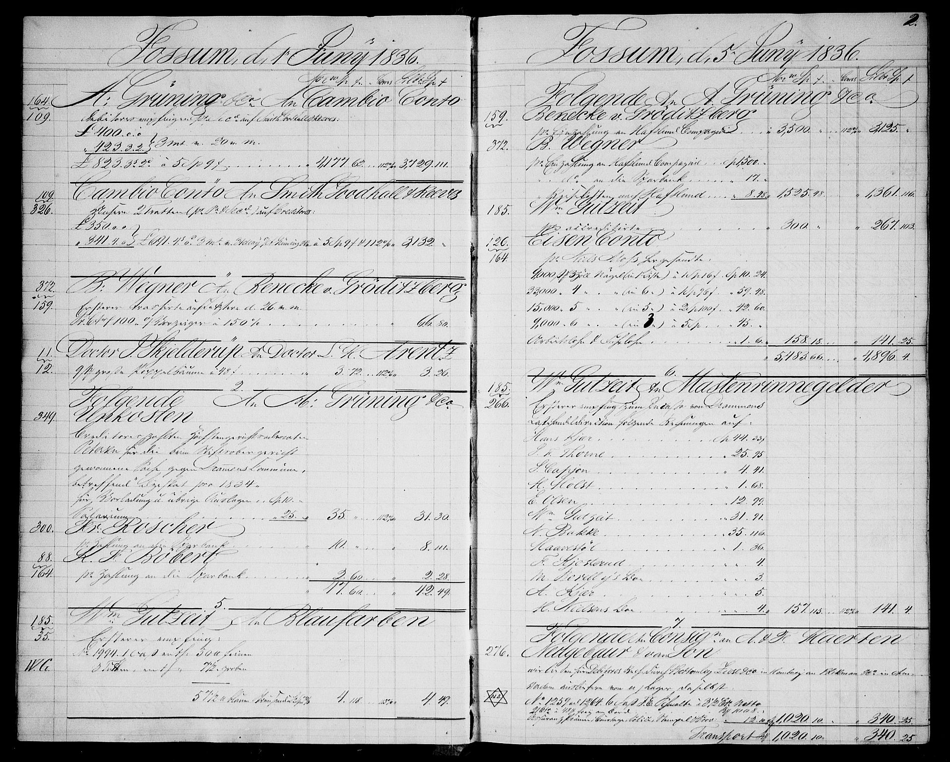 Modums Blaafarveværk, AV/RA-PA-0157/G/Gd/Gda/L0168/0001: -- / Journal, 1836-1844, p. 3