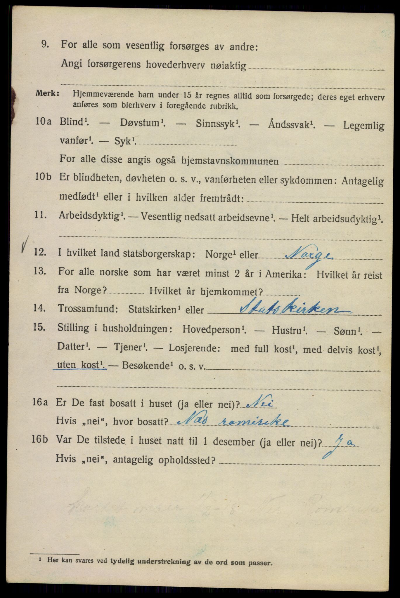 SAO, 1920 census for Kristiania, 1920, p. 228846