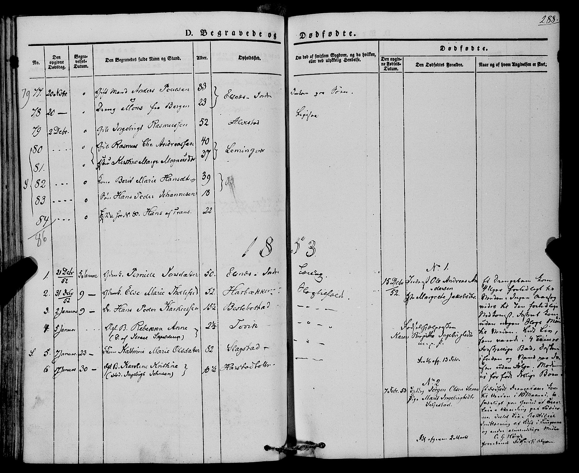 Trondenes sokneprestkontor, SATØ/S-1319/H/Ha/L0009kirke: Parish register (official) no. 9, 1841-1852, p. 288