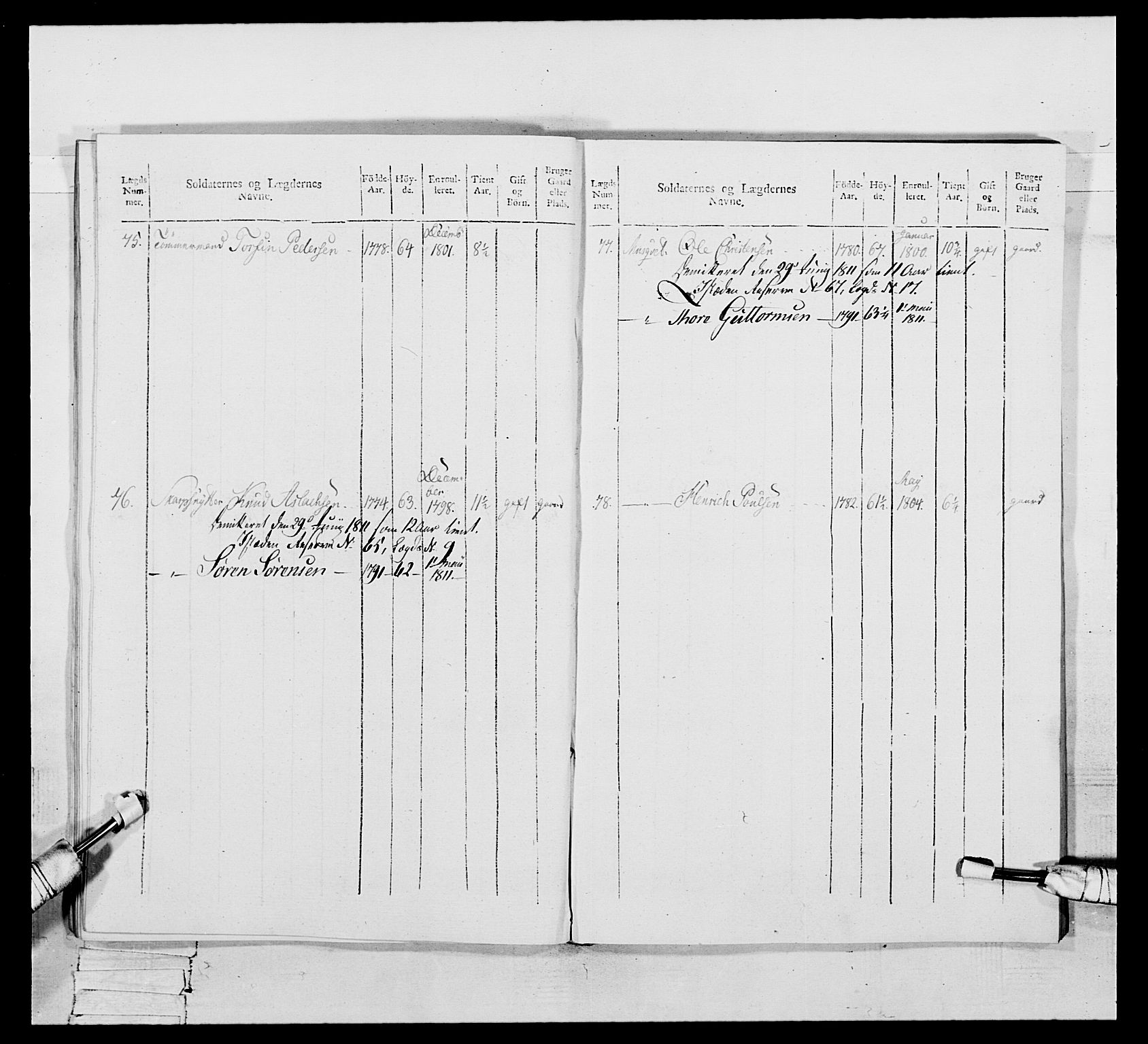 Generalitets- og kommissariatskollegiet, Det kongelige norske kommissariatskollegium, AV/RA-EA-5420/E/Eh/L0111: Vesterlenske nasjonale infanteriregiment, 1810, p. 418