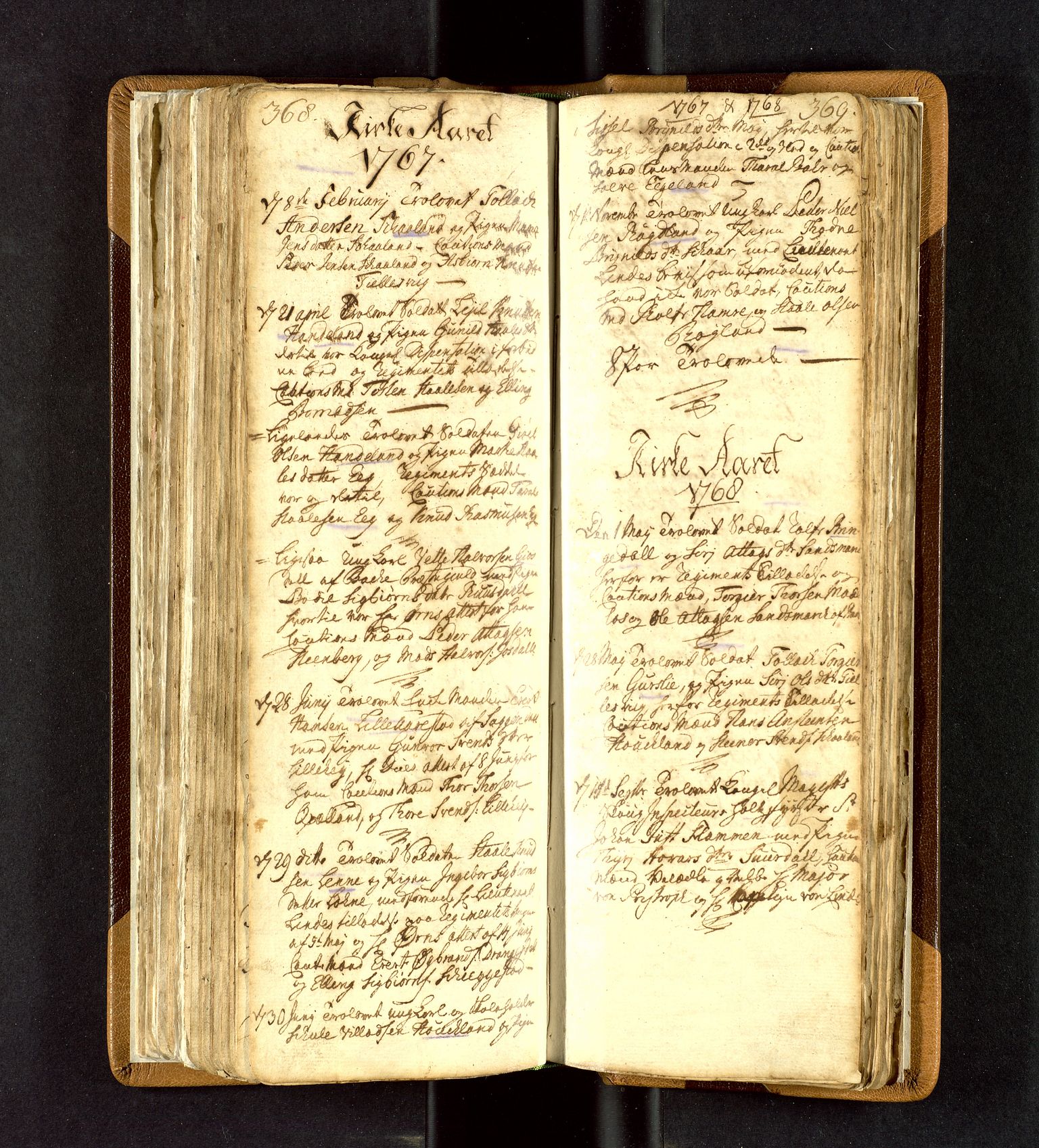 Lund sokneprestkontor, SAST/A-101809/S06/L0003: Parish register (official) no. A 3, 1761-1801, p. 368-369