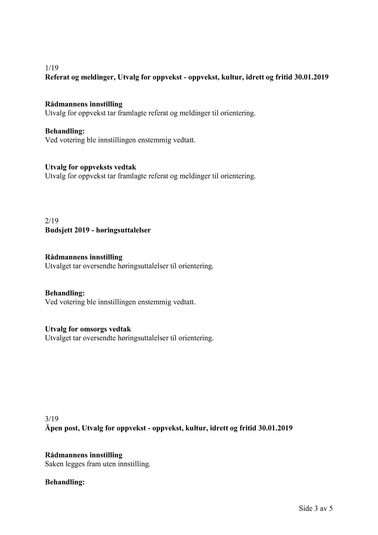 Klæbu Kommune, TRKO/KK/04-UO/L010: Utvalg for oppvekst - Møtedokumenter, 2019, p. 17