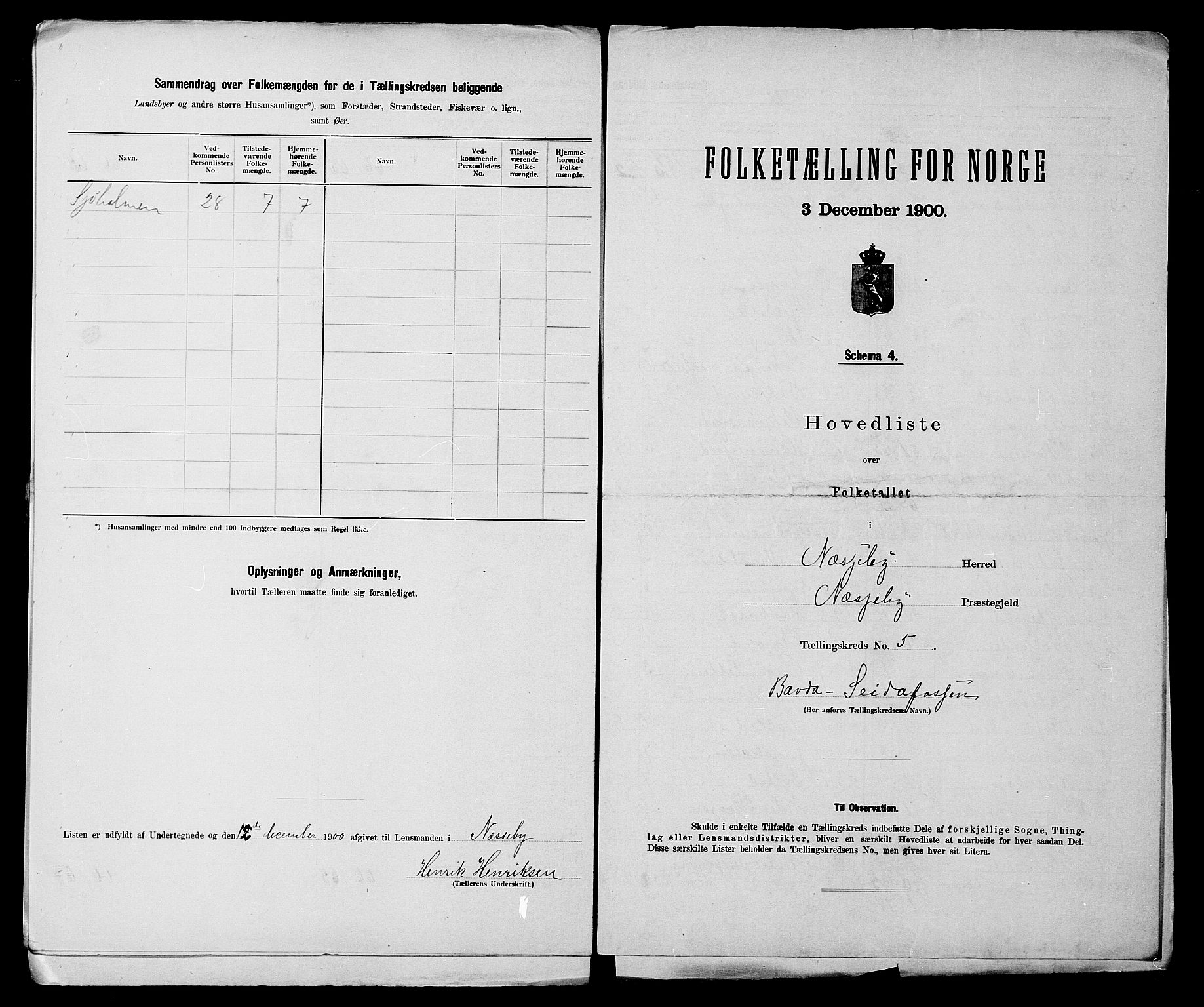 SATØ, 1900 census for Nesseby, 1900, p. 12