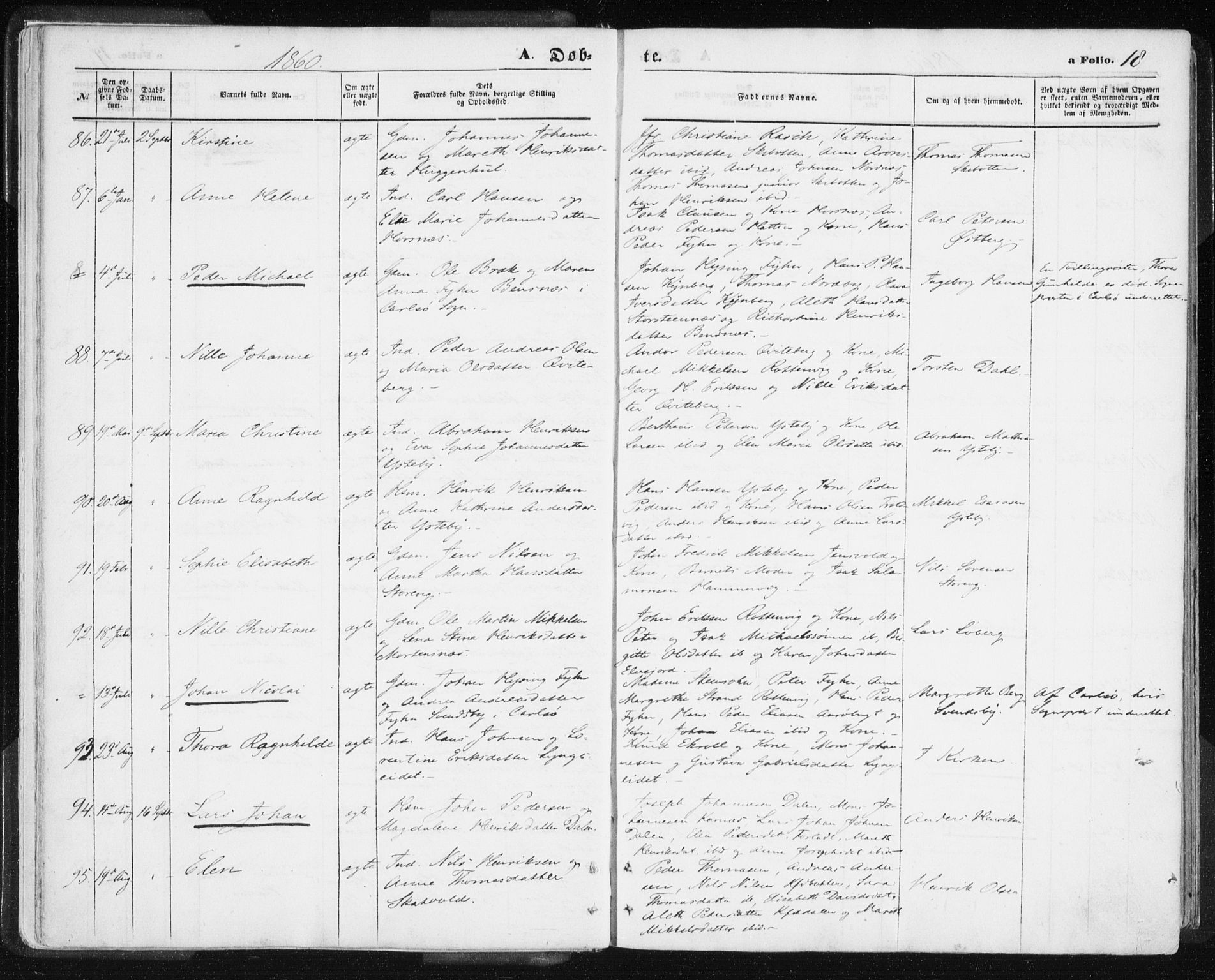 Lyngen sokneprestembete, SATØ/S-1289/H/He/Hea/L0005kirke: Parish register (official) no. 5, 1859-1869, p. 18