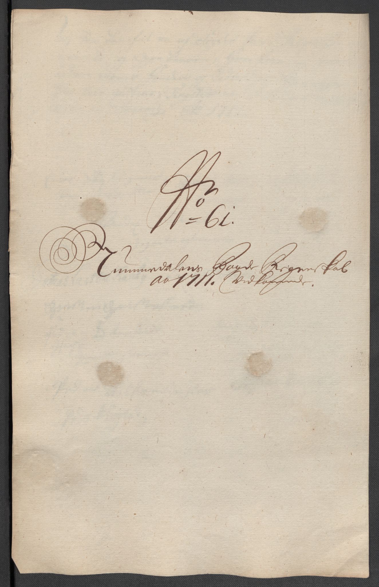 Rentekammeret inntil 1814, Reviderte regnskaper, Fogderegnskap, RA/EA-4092/R64/L4432: Fogderegnskap Namdal, 1711, p. 213