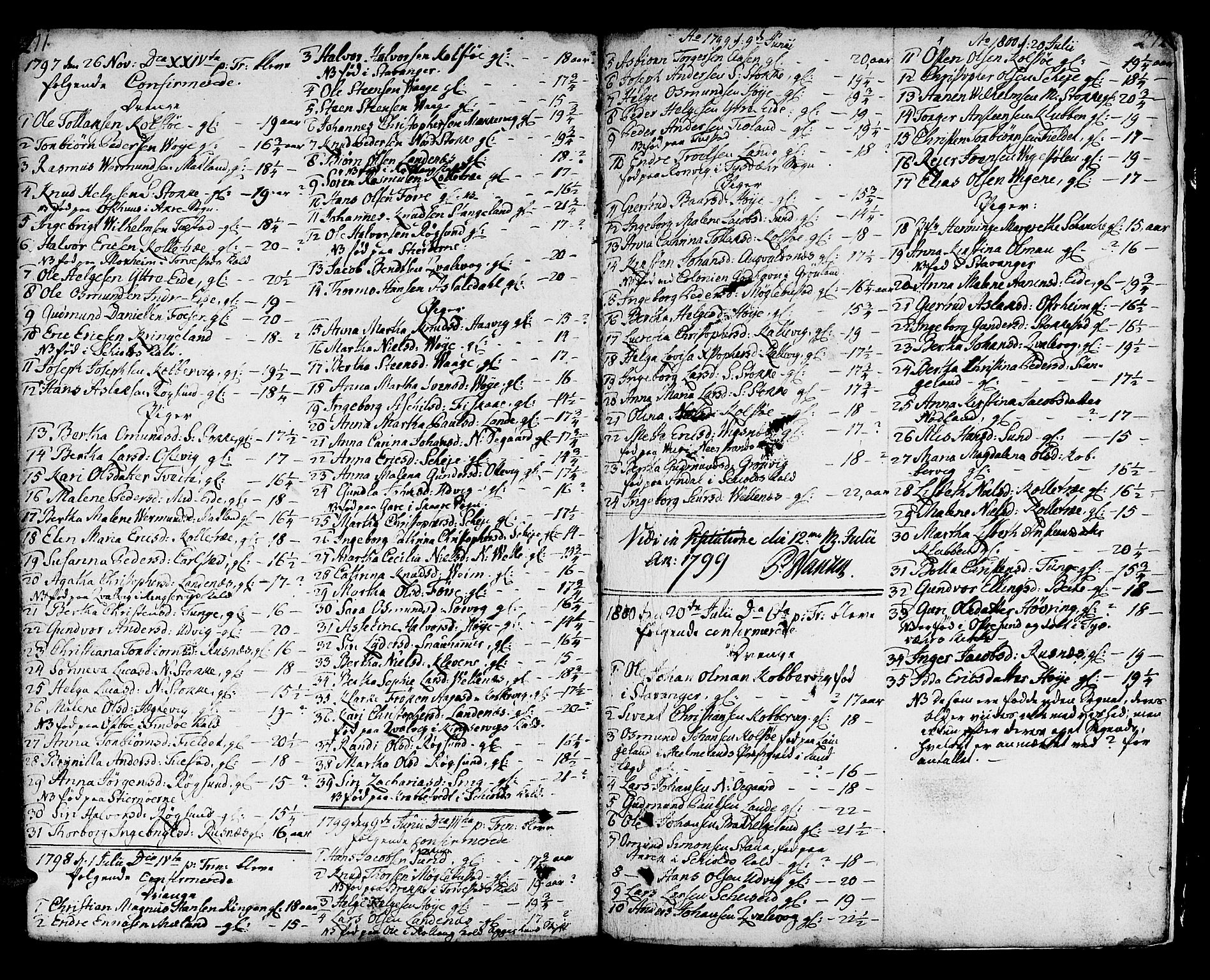 Avaldsnes sokneprestkontor, SAST/A -101851/H/Ha/Haa/L0002: Parish register (official) no. A 2, 1765-1800, p. 271-272