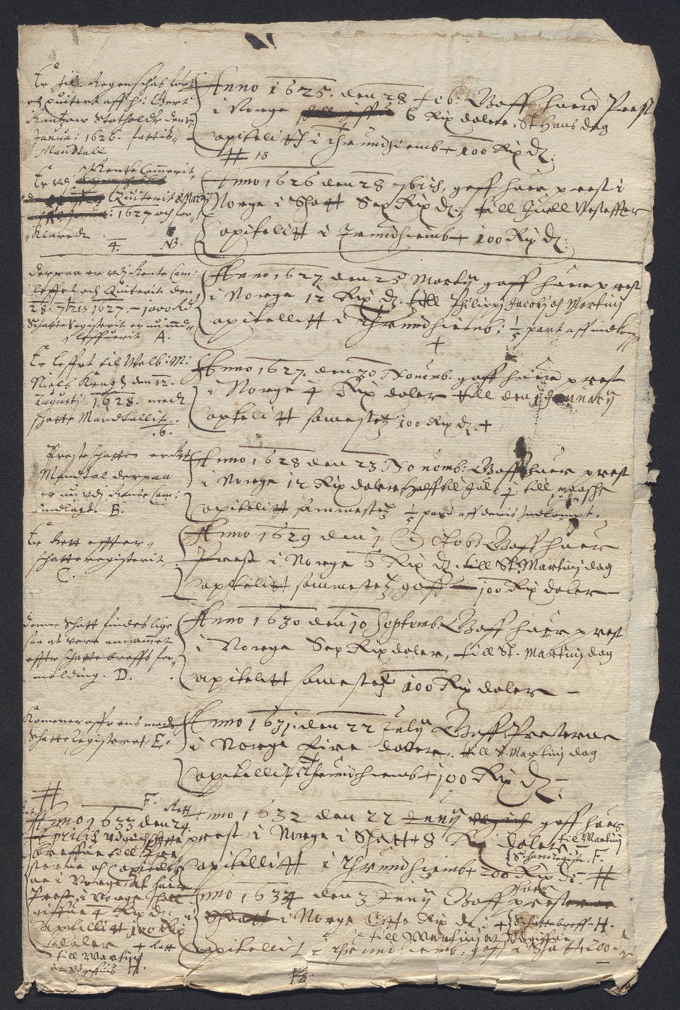 Rentekammeret inntil 1814, Reviderte regnskaper, Kirkeregnskap, RA/EA-4067/Rf/L0129: Kirkeregnskap, 1625-1684, p. 163