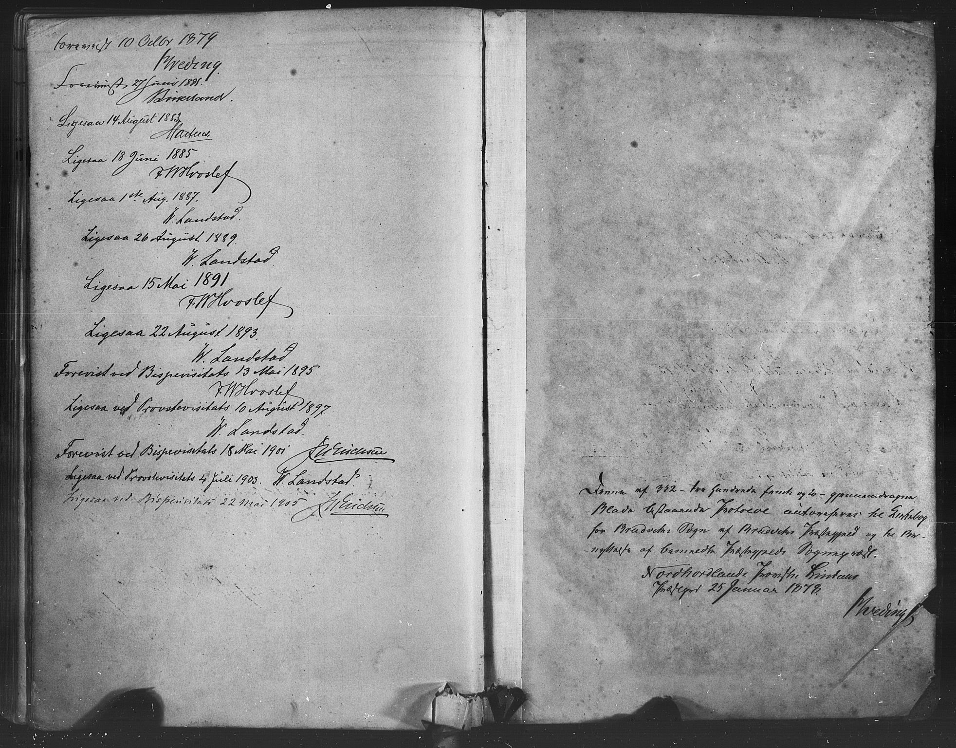 Bruvik Sokneprestembete, AV/SAB-A-74701/H/Haa: Parish register (official) no. B 1, 1878-1904