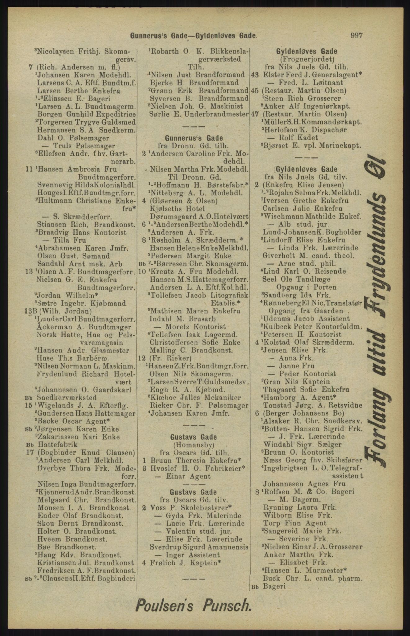 Kristiania/Oslo adressebok, PUBL/-, 1904, p. 997