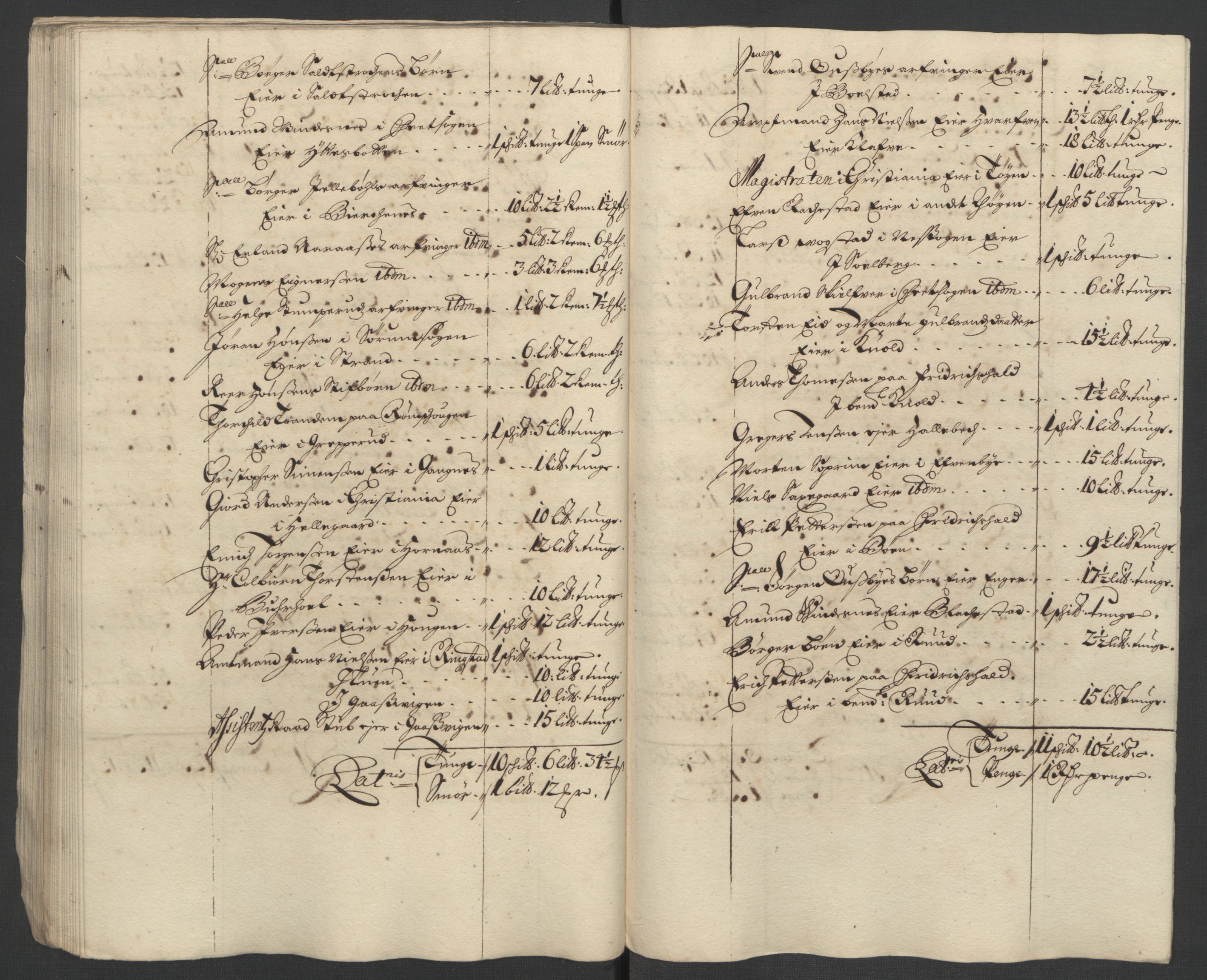 Rentekammeret inntil 1814, Reviderte regnskaper, Fogderegnskap, AV/RA-EA-4092/R11/L0580: Fogderegnskap Nedre Romerike, 1696-1697, p. 151