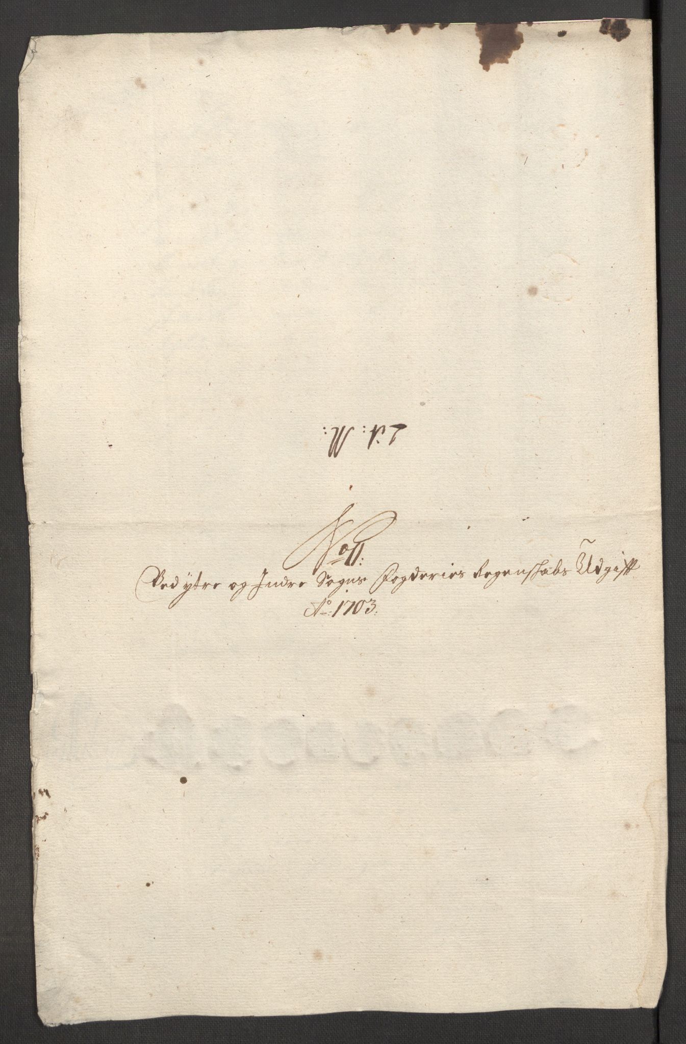 Rentekammeret inntil 1814, Reviderte regnskaper, Fogderegnskap, AV/RA-EA-4092/R52/L3313: Fogderegnskap Sogn, 1703-1704, p. 218