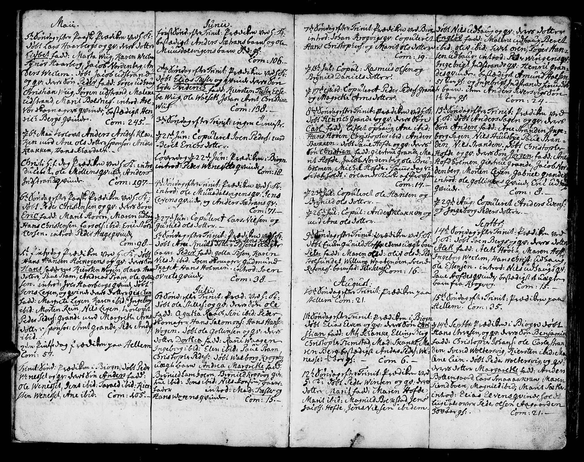 Ministerialprotokoller, klokkerbøker og fødselsregistre - Sør-Trøndelag, SAT/A-1456/659/L0733: Parish register (official) no. 659A03, 1767-1818