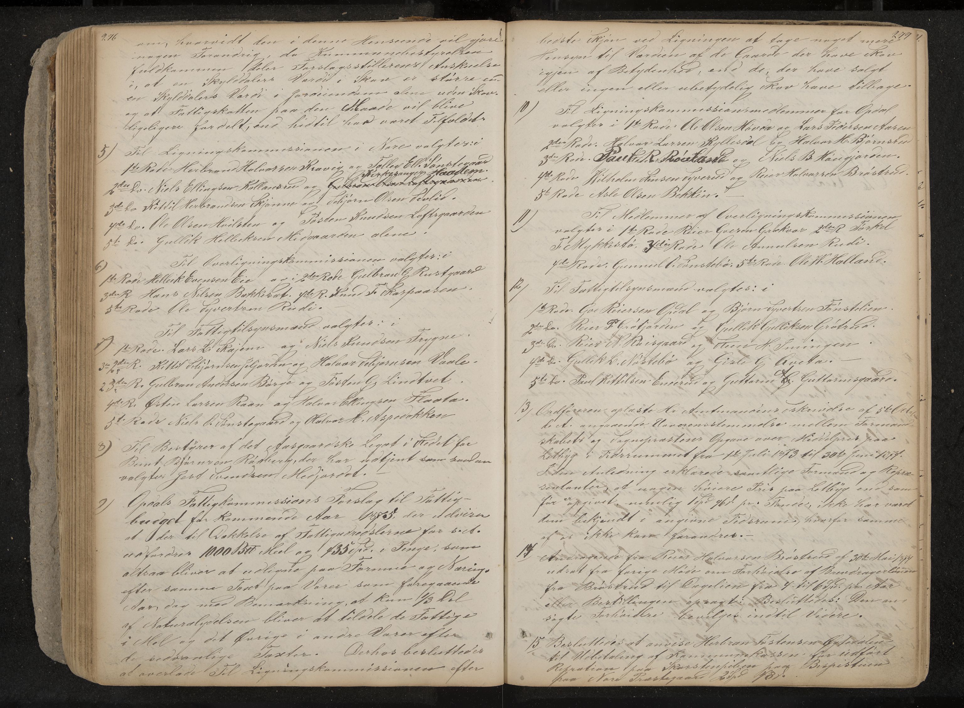 Nore og Uvdal formannskap, IKAK/0633021-1/A/L0001: Møtebok, 1859-1882, p. 276-277