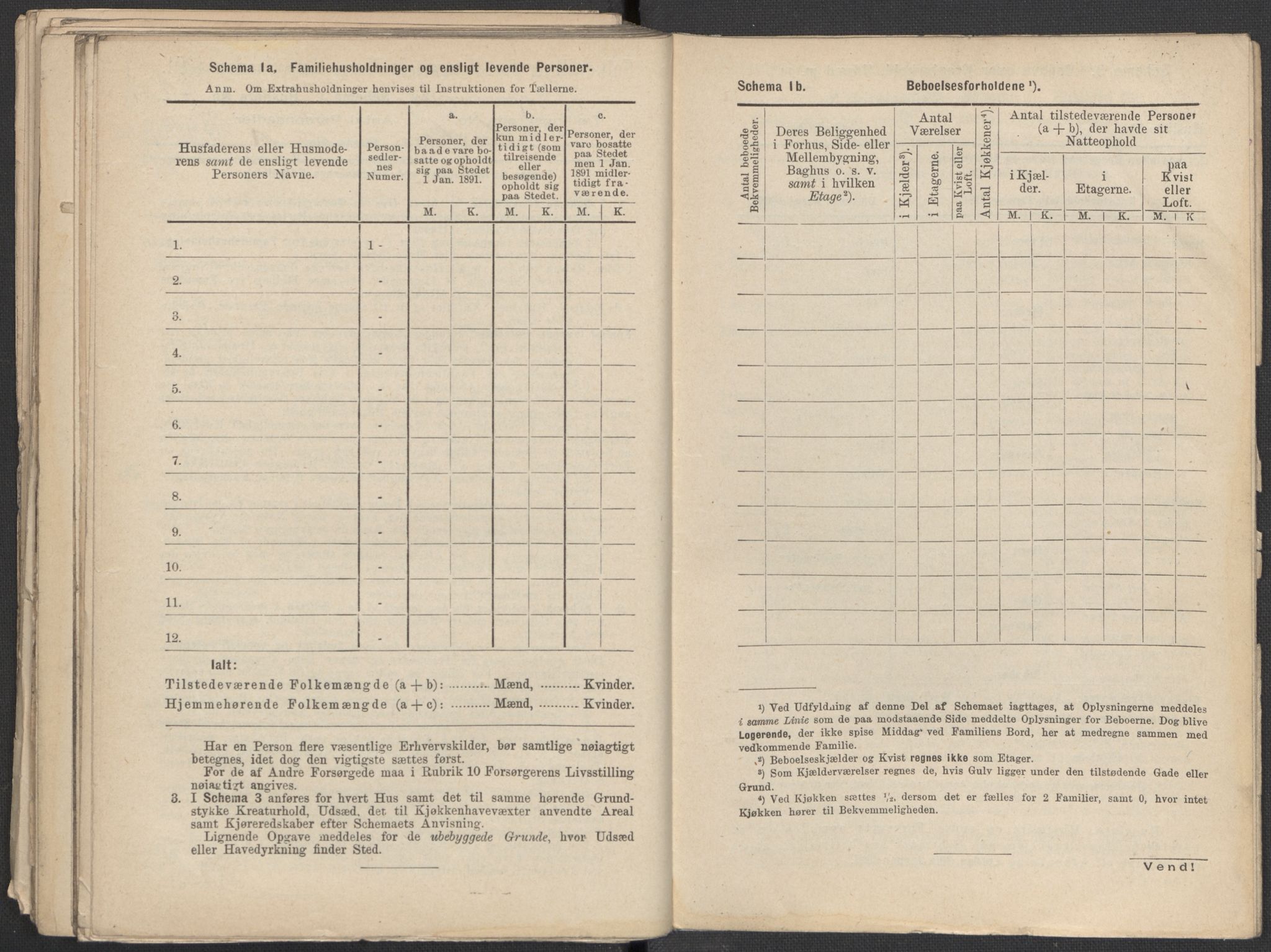 RA, 1891 Census for 1301 Bergen, 1891, p. 1483