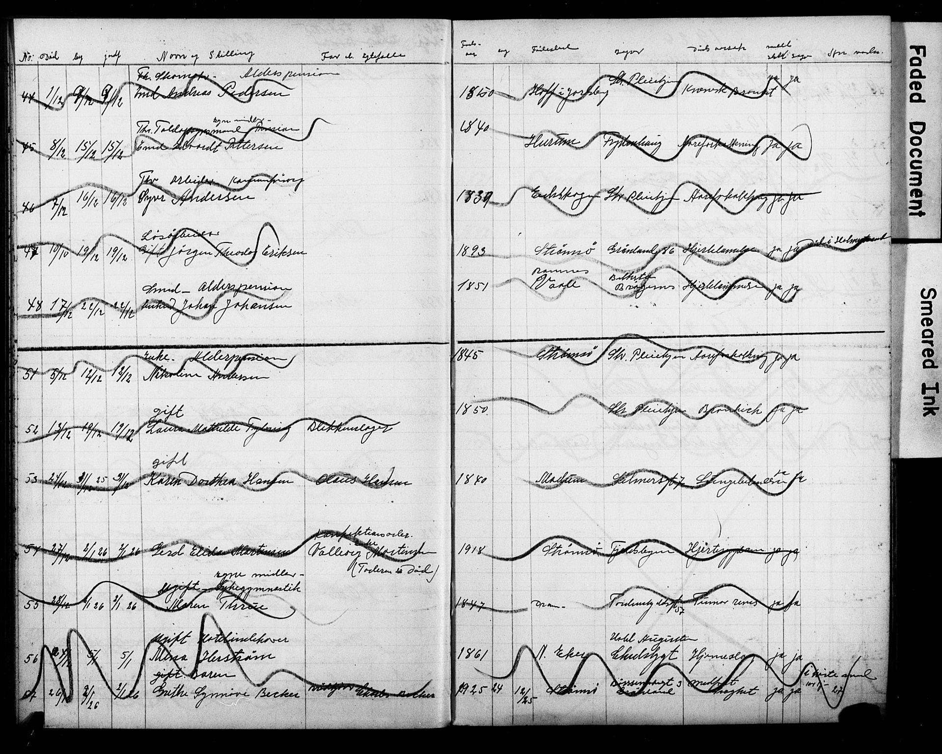 Strømsø kirkebøker, AV/SAKO-A-246/Y/Ya/L0008: Parish register draft no. I 8, 1916-1931