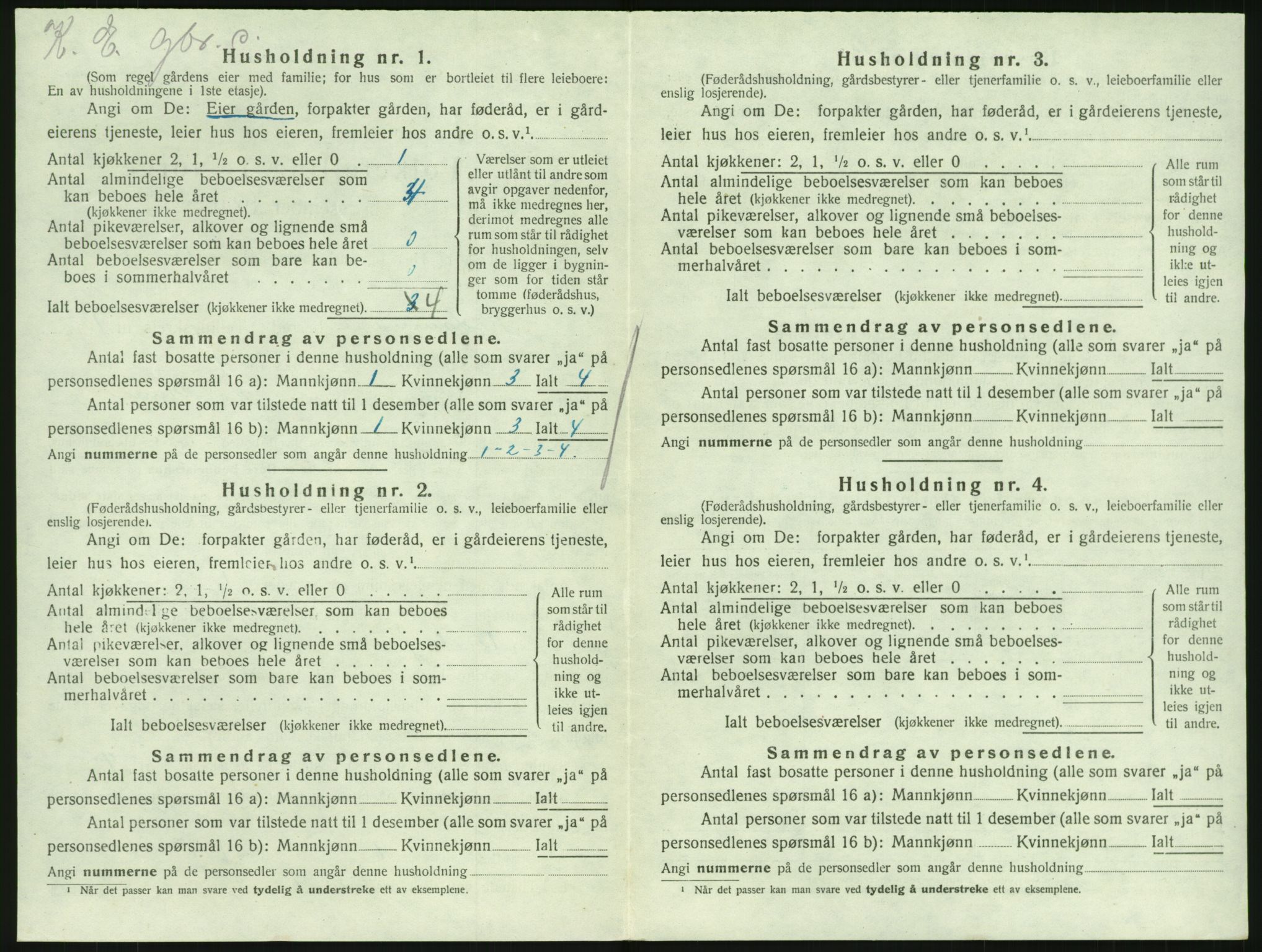 SAKO, 1920 census for Hedrum, 1920, p. 1198