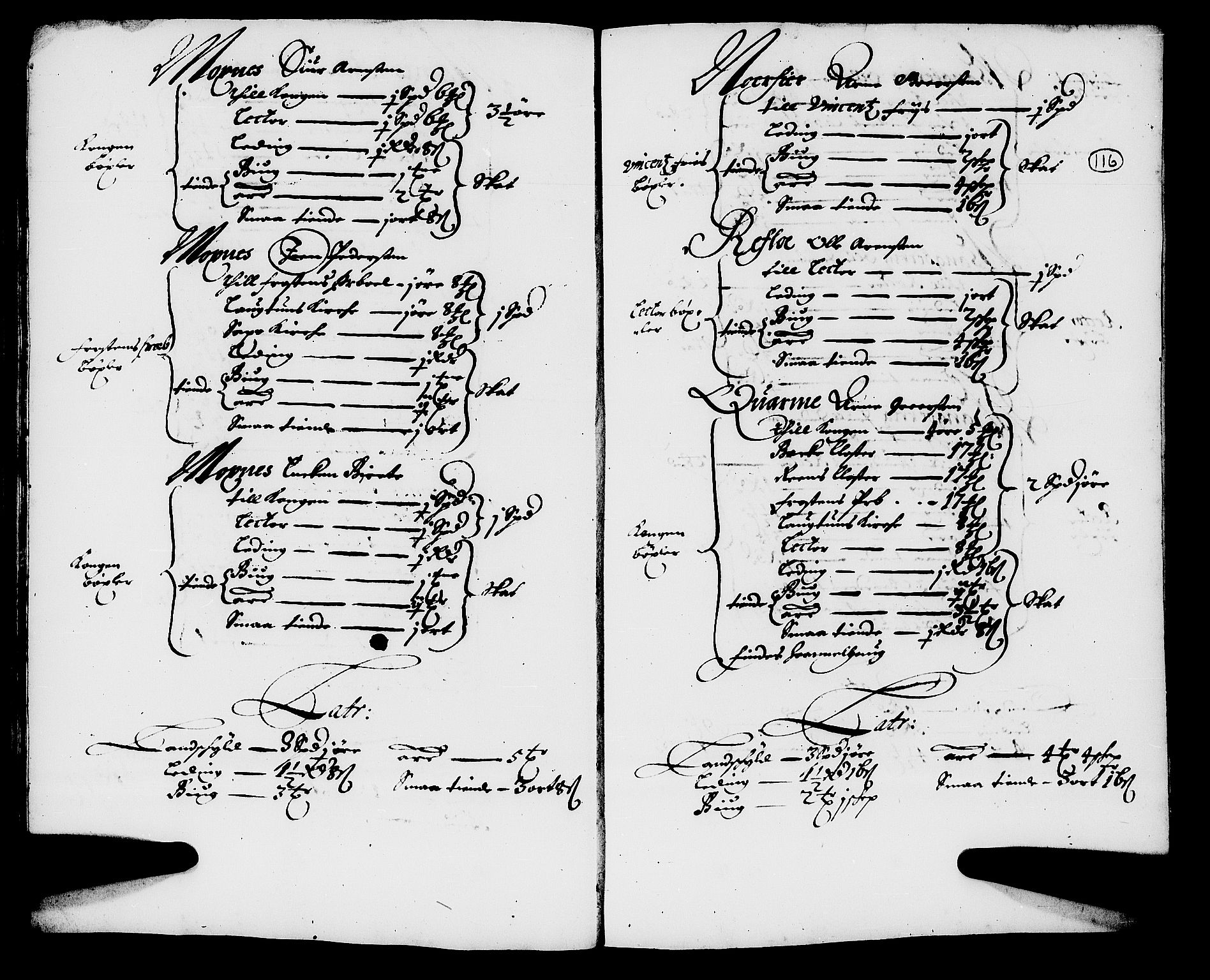 Rentekammeret inntil 1814, Realistisk ordnet avdeling, AV/RA-EA-4070/N/Nb/Nba/L0054: Stjørdal len, 1669, p. 115b-116a