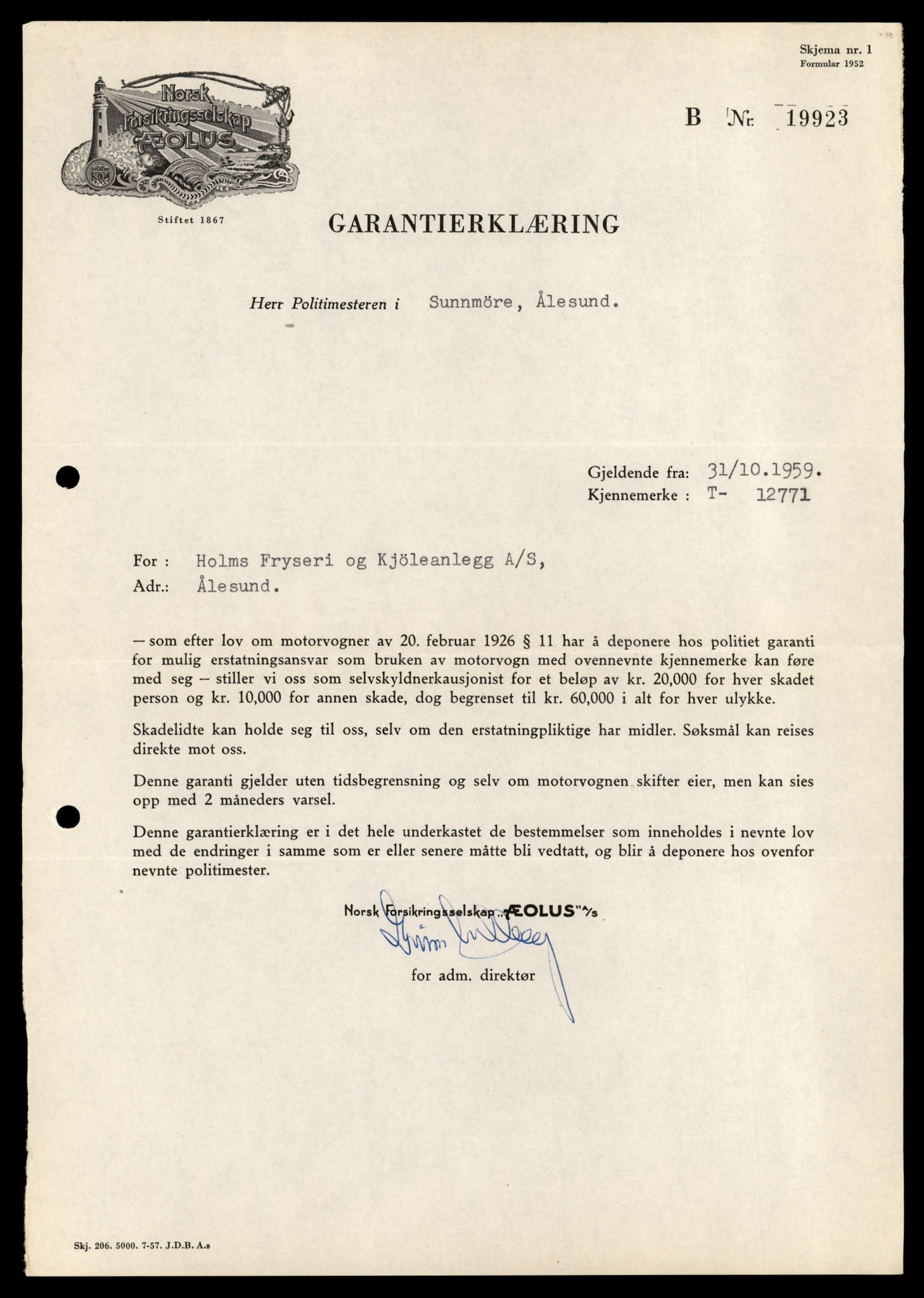 Møre og Romsdal vegkontor - Ålesund trafikkstasjon, AV/SAT-A-4099/F/Fe/L0035: Registreringskort for kjøretøy T 12653 - T 12829, 1927-1998, p. 2766
