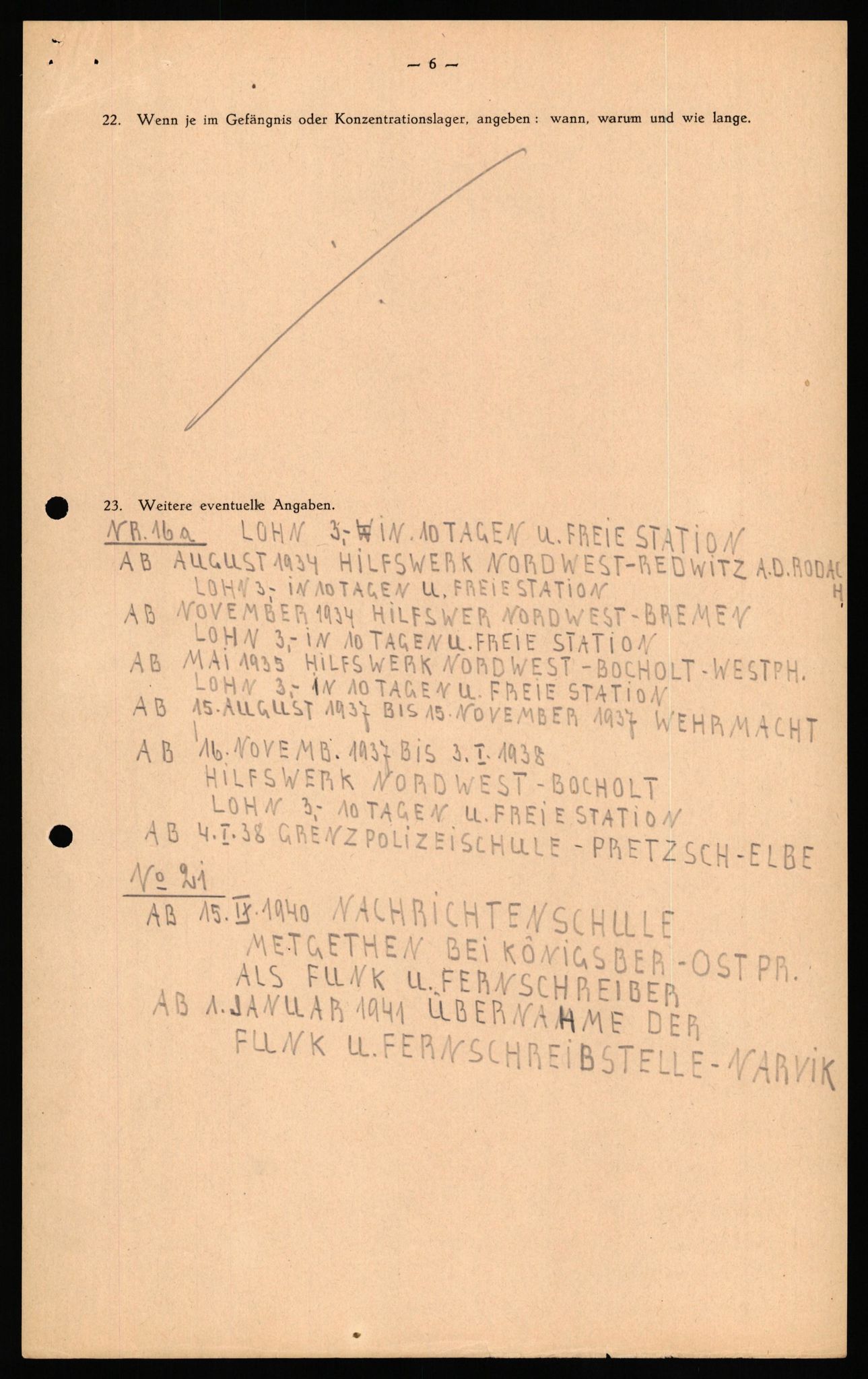 Forsvaret, Forsvarets overkommando II, AV/RA-RAFA-3915/D/Db/L0038: CI Questionaires. Tyske okkupasjonsstyrker i Norge. Østerrikere., 1945-1946, p. 51