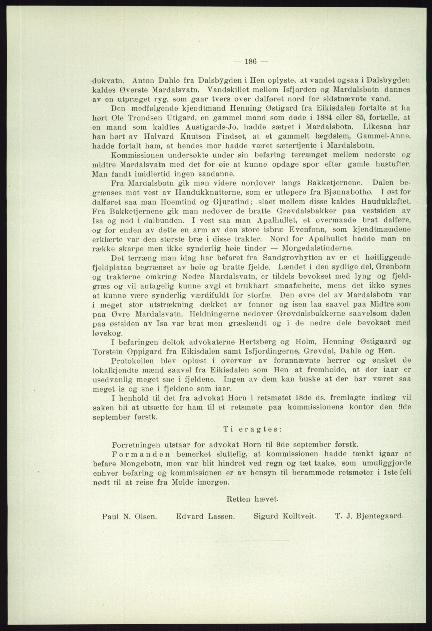 Høyfjellskommisjonen, AV/RA-S-1546/X/Xa/L0001: Nr. 1-33, 1909-1953, p. 2127