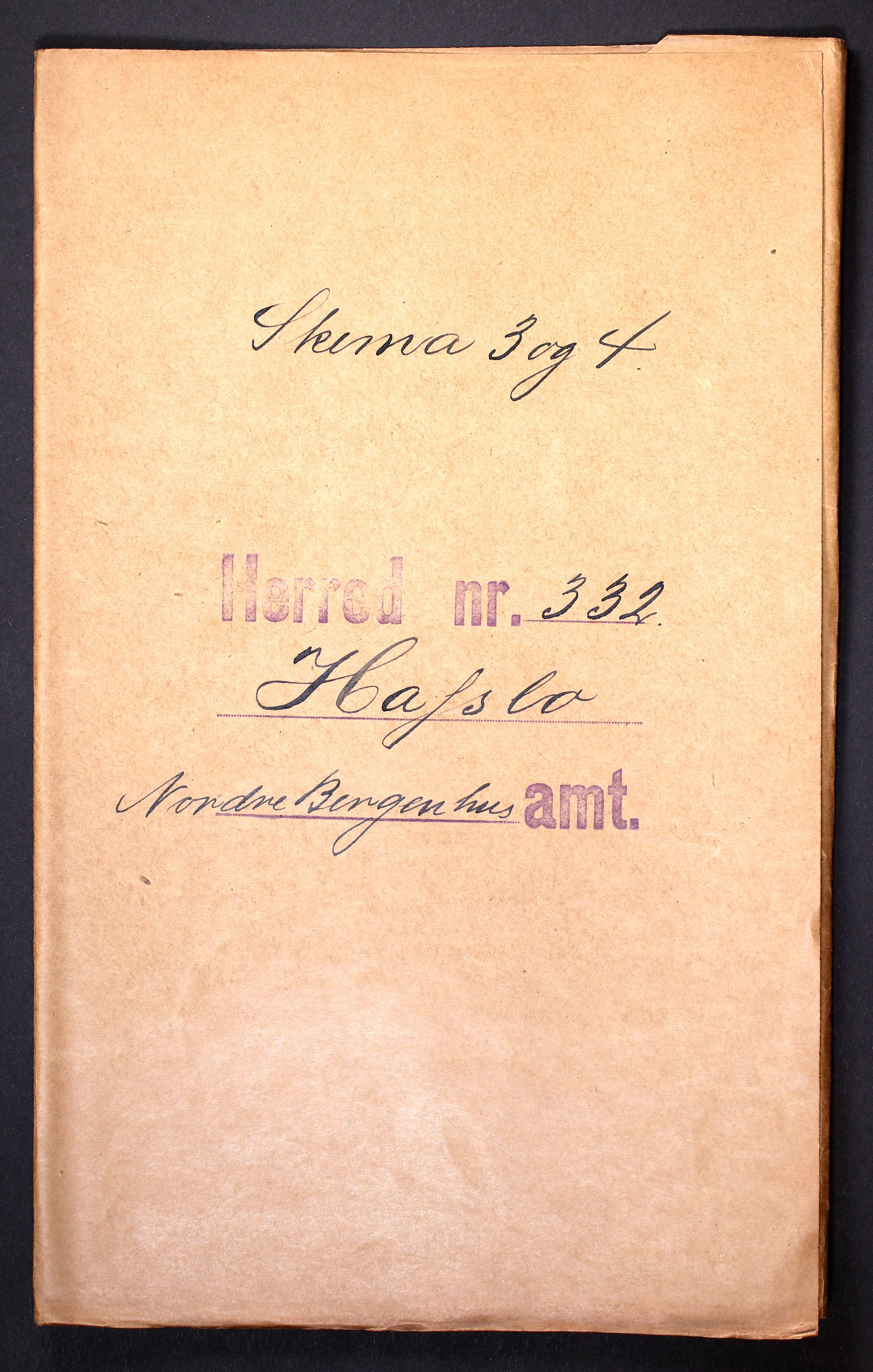 RA, 1910 census for Hafslo, 1910, p. 1