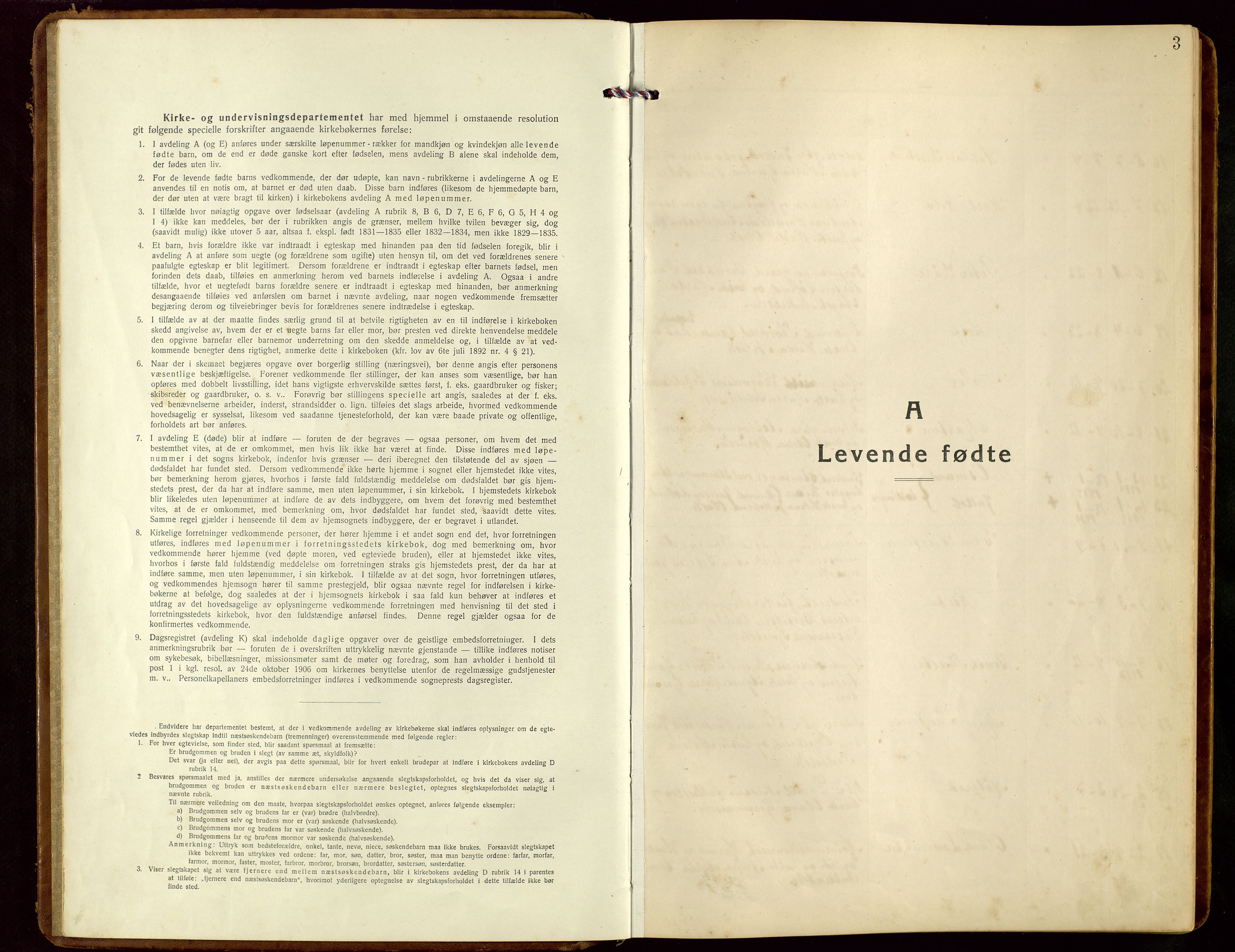 Høgsfjord sokneprestkontor, SAST/A-101624/H/Ha/Hab/L0005: Parish register (copy) no. B 5, 1920-1957, p. 3