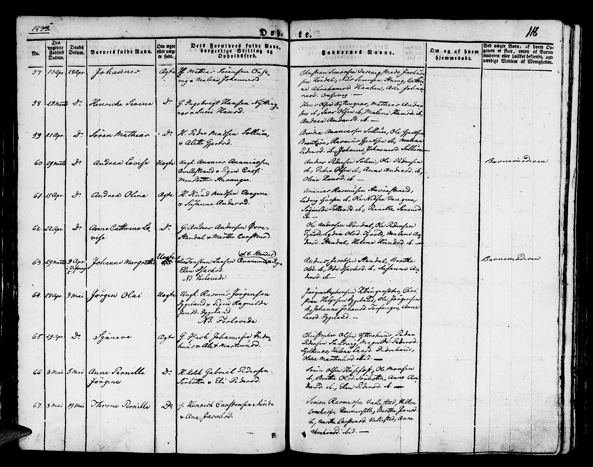 Kinn sokneprestembete, AV/SAB-A-80801/H/Haa/Haaa/L0004/0001: Parish register (official) no. A 4I, 1822-1840, p. 118