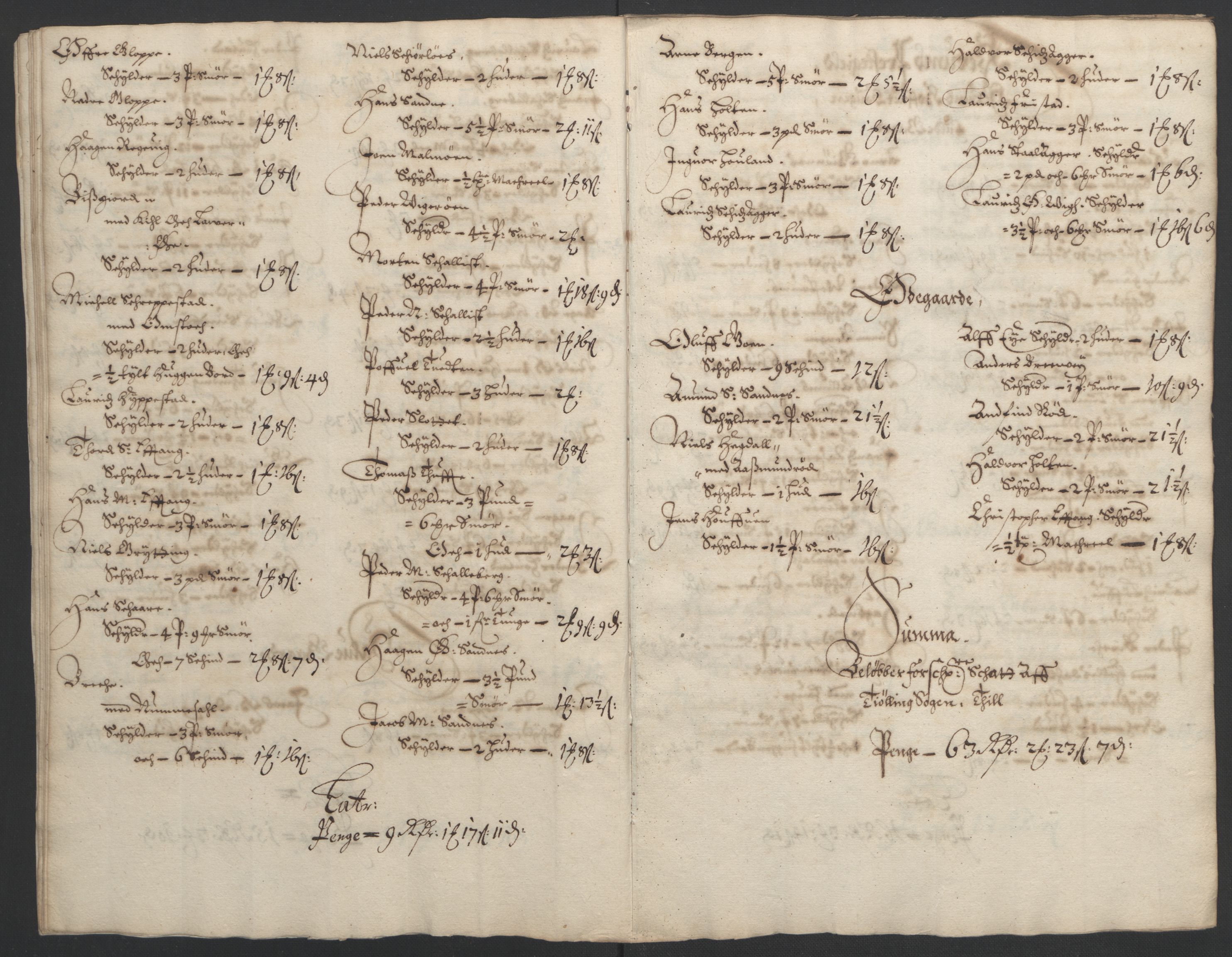 Rentekammeret inntil 1814, Reviderte regnskaper, Fogderegnskap, AV/RA-EA-4092/R33/L1965: Fogderegnskap Larvik grevskap, 1669-1670, p. 64