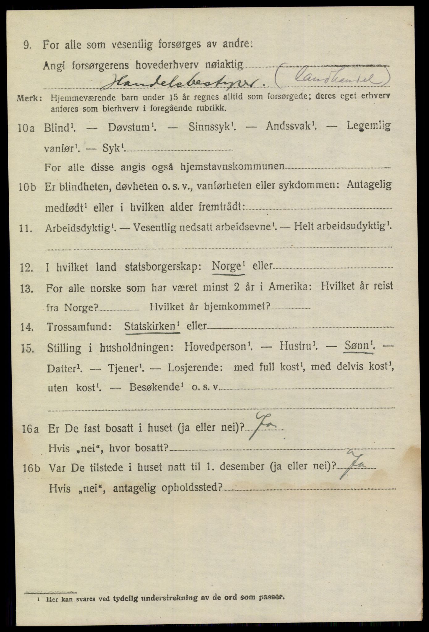 SAKO, 1920 census for Drangedal, 1920, p. 8694