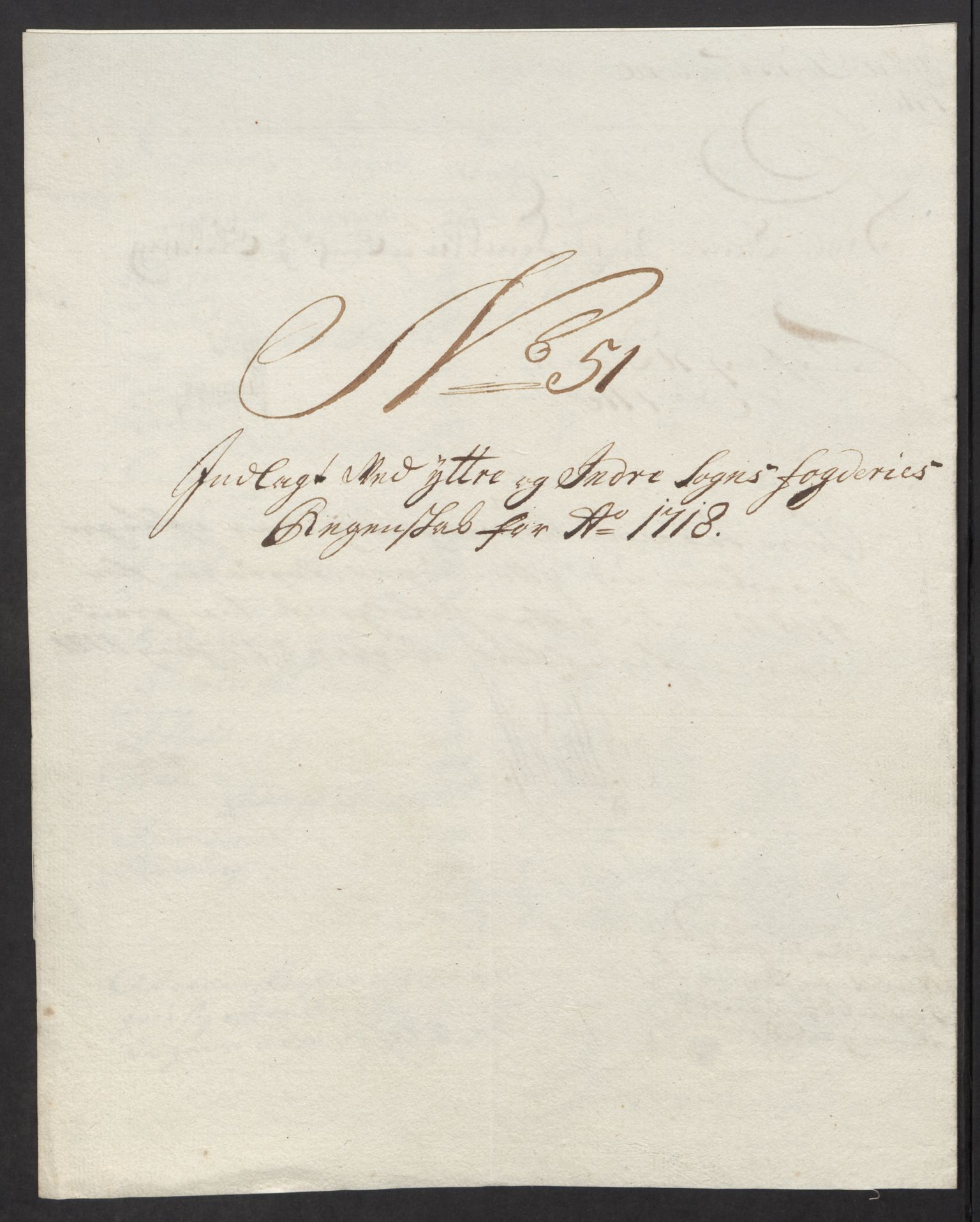 Rentekammeret inntil 1814, Reviderte regnskaper, Fogderegnskap, RA/EA-4092/R52/L3321: Fogderegnskap Sogn, 1717-1718, p. 784