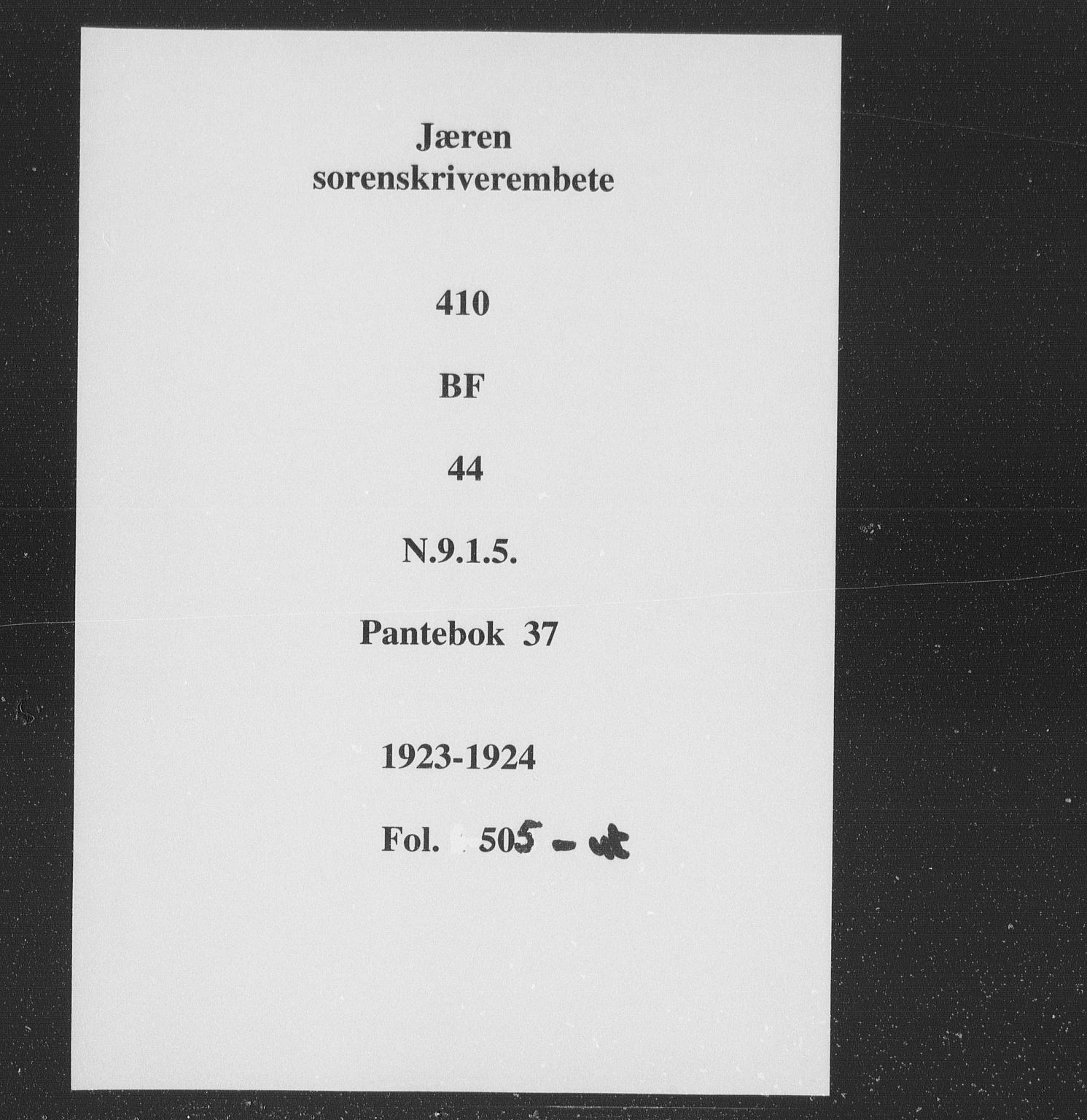 Jæren sorenskriveri, SAST/A-100310/01/4/41/41BF/L0044: Mortgage book no. 37b, 1924-1924